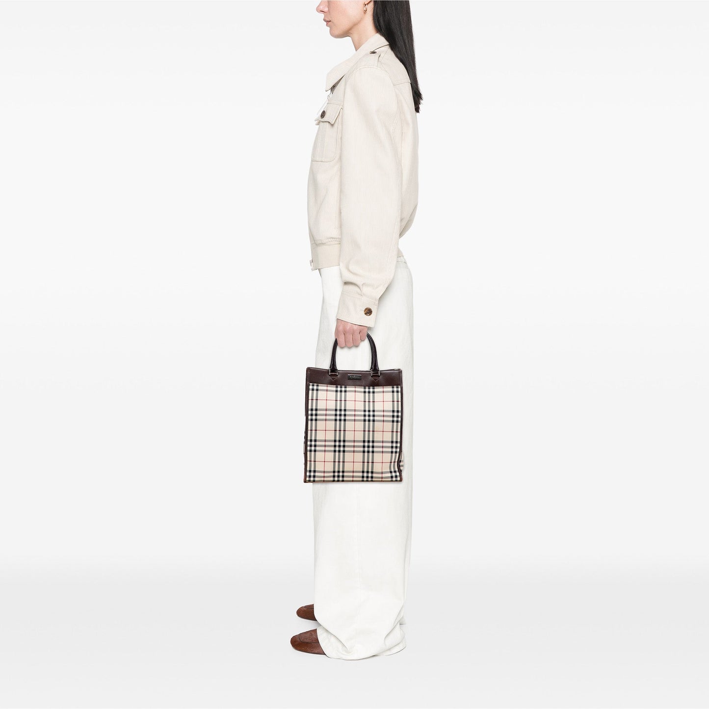 Burberry House Check Canvas Tote