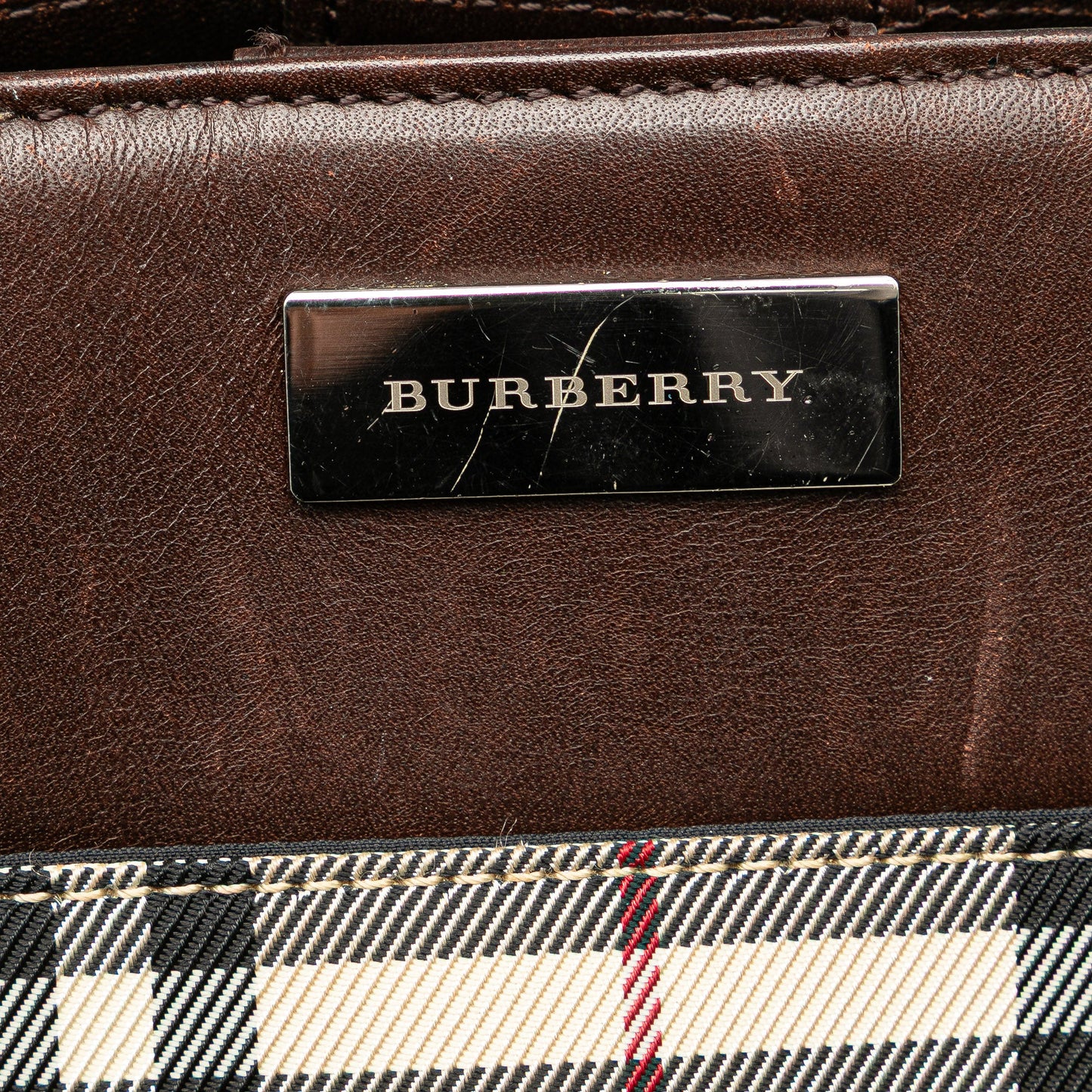 Burberry House Check Canvas Tote