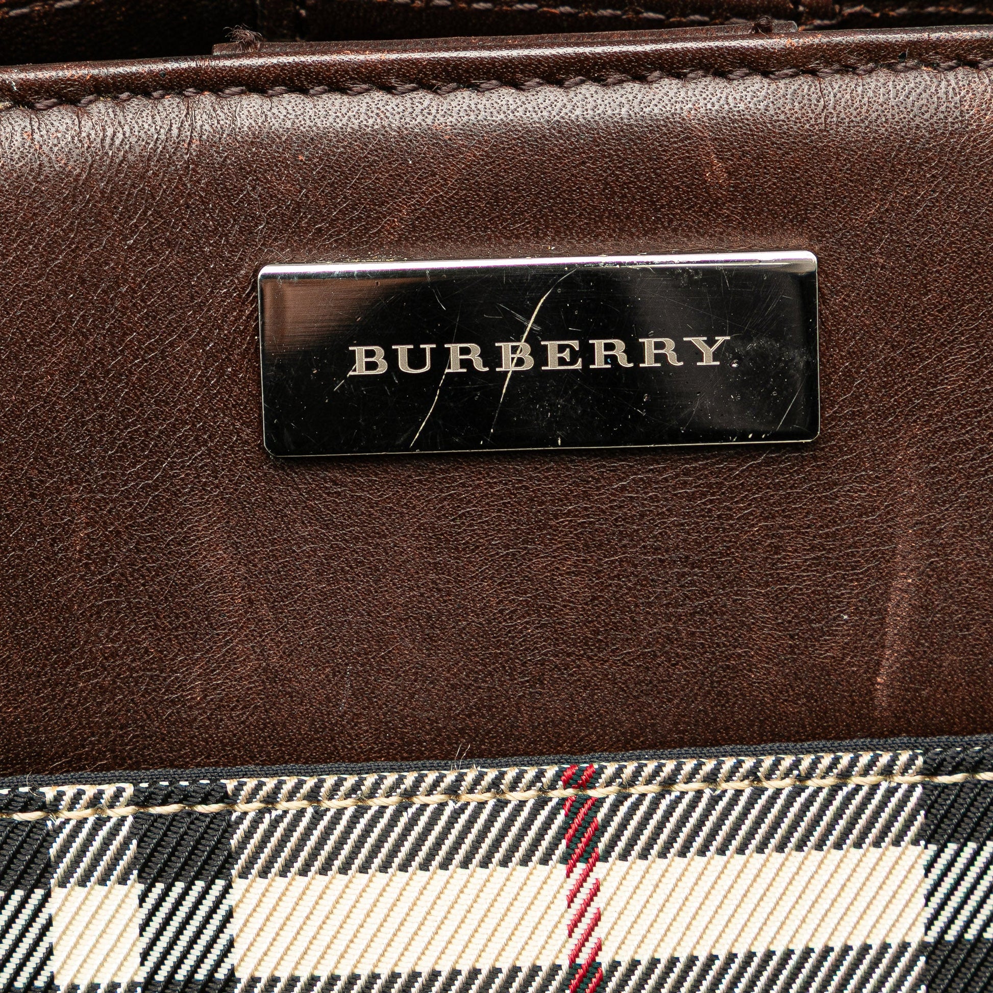 Burberry House Check Canvas Tote