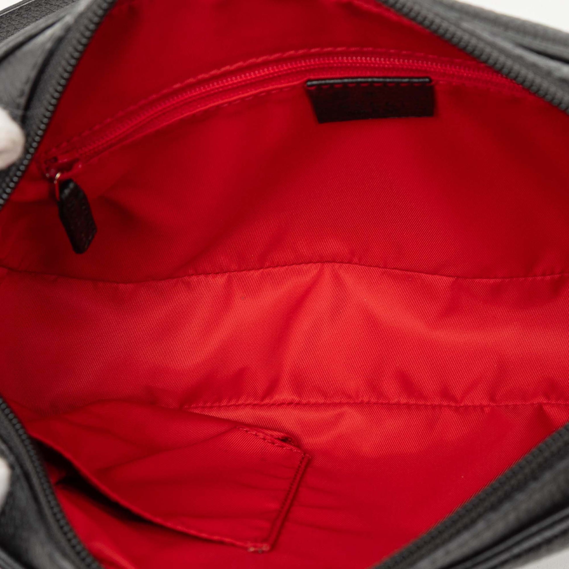 Gucci GG Nylon Crest Shoulder Bag