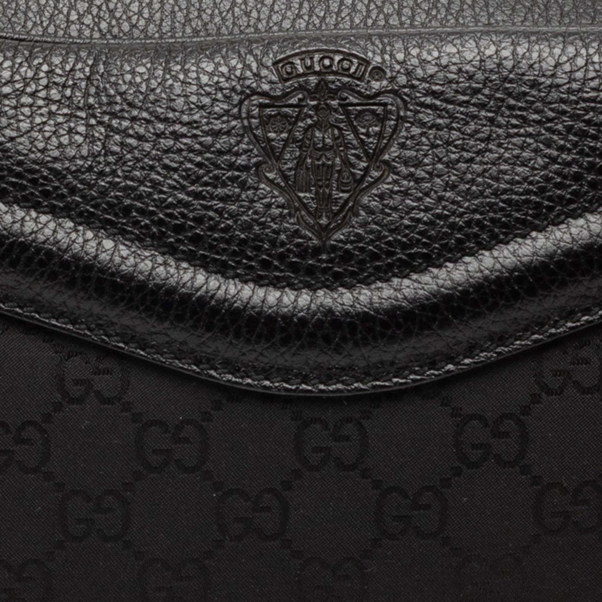 Gucci GG Nylon Crest Shoulder Bag