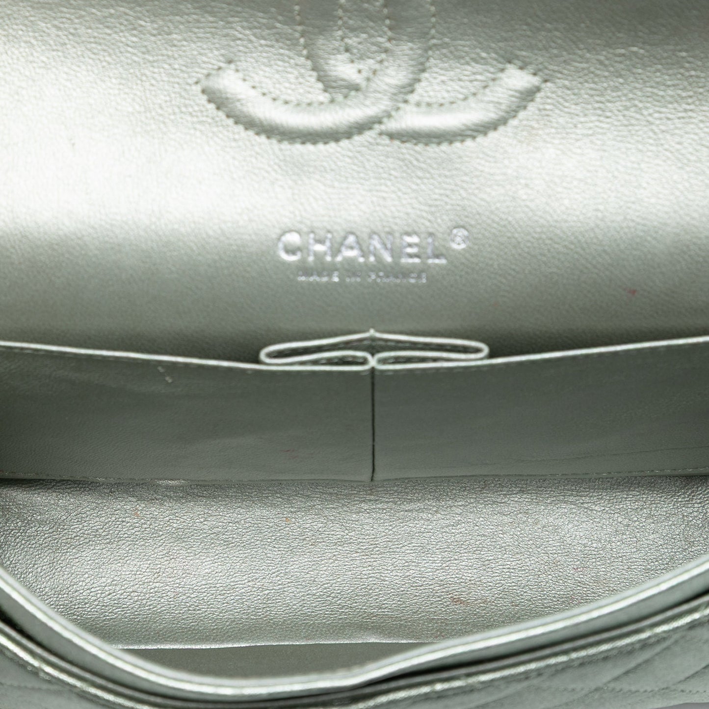 Chanel Medium Classic Metallic Lambskin Double Flap