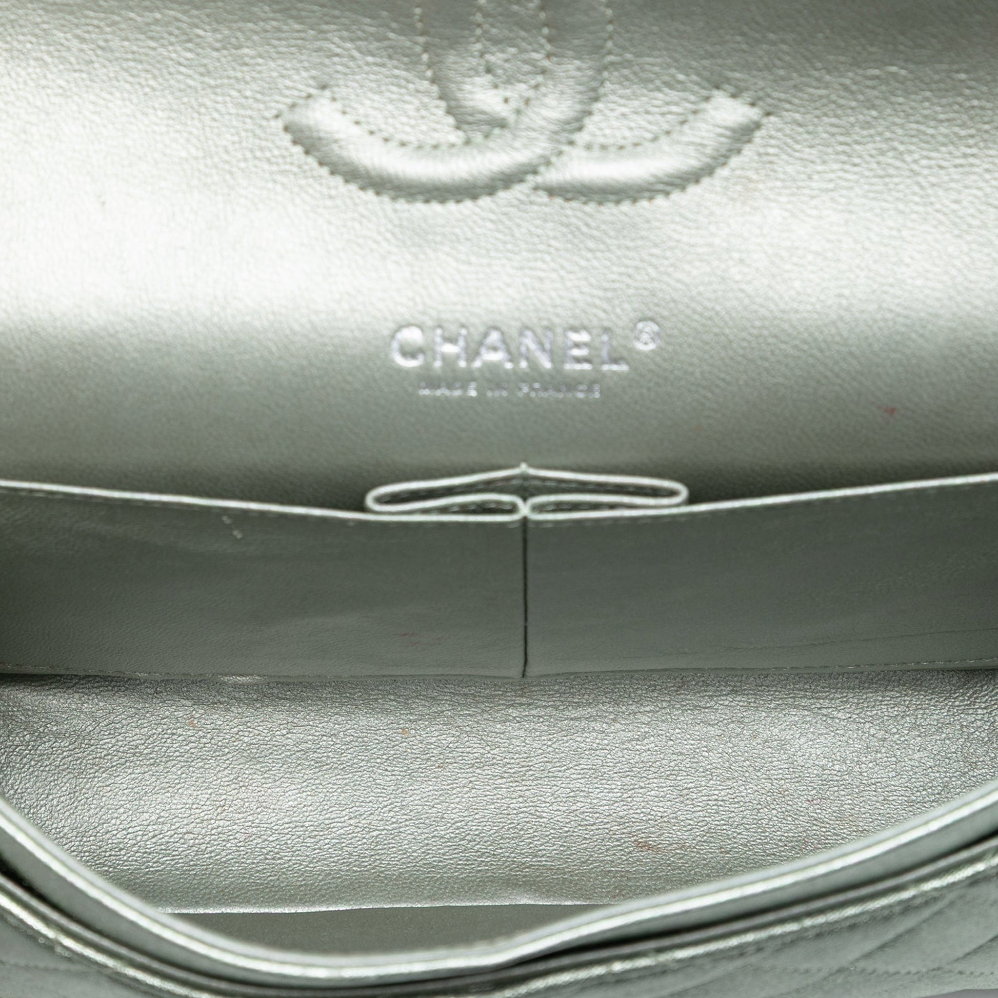 Chanel Medium Classic Metallic Lambskin Double Flap