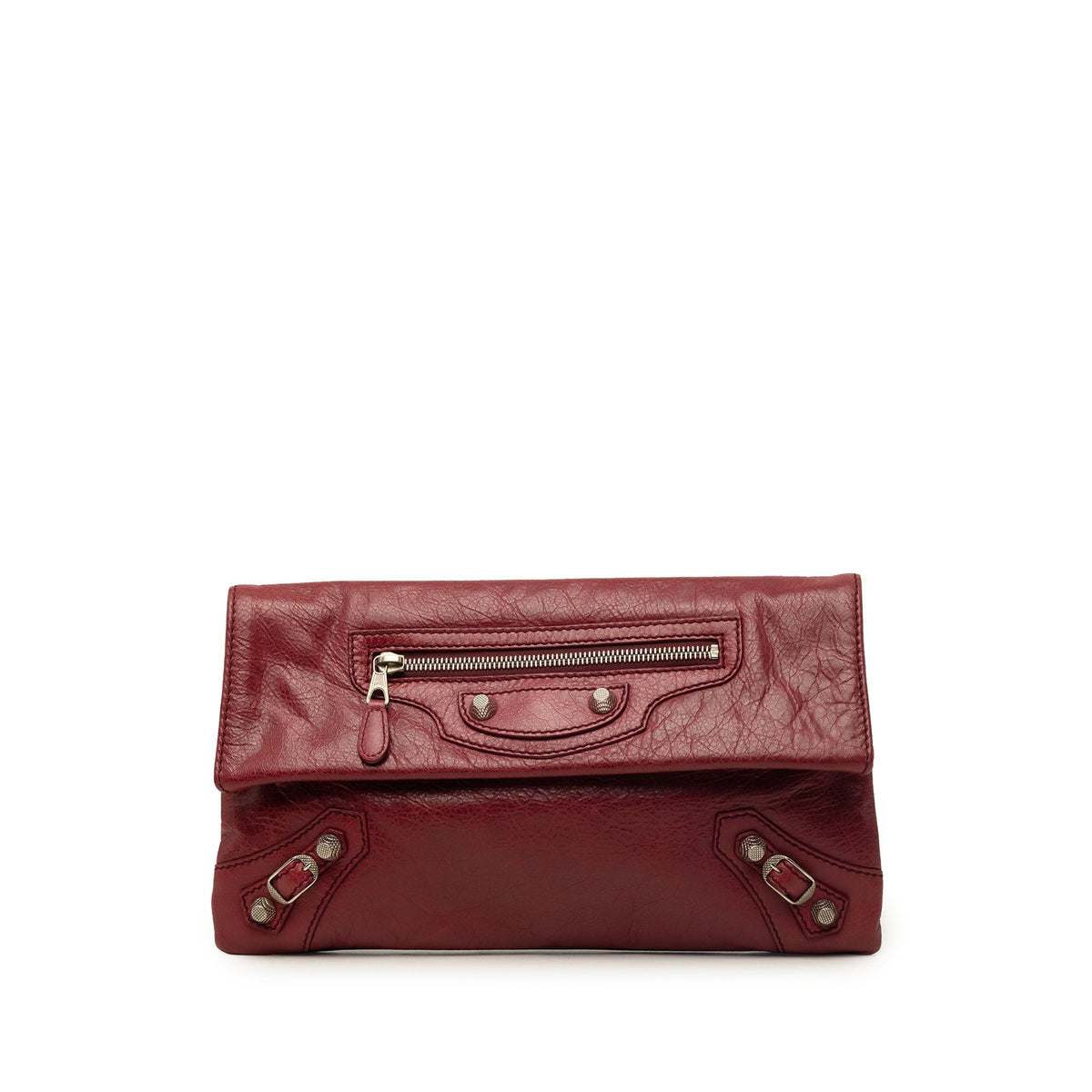 Balenciaga Lambskin Motocross Giant 12 Envelope Clutch