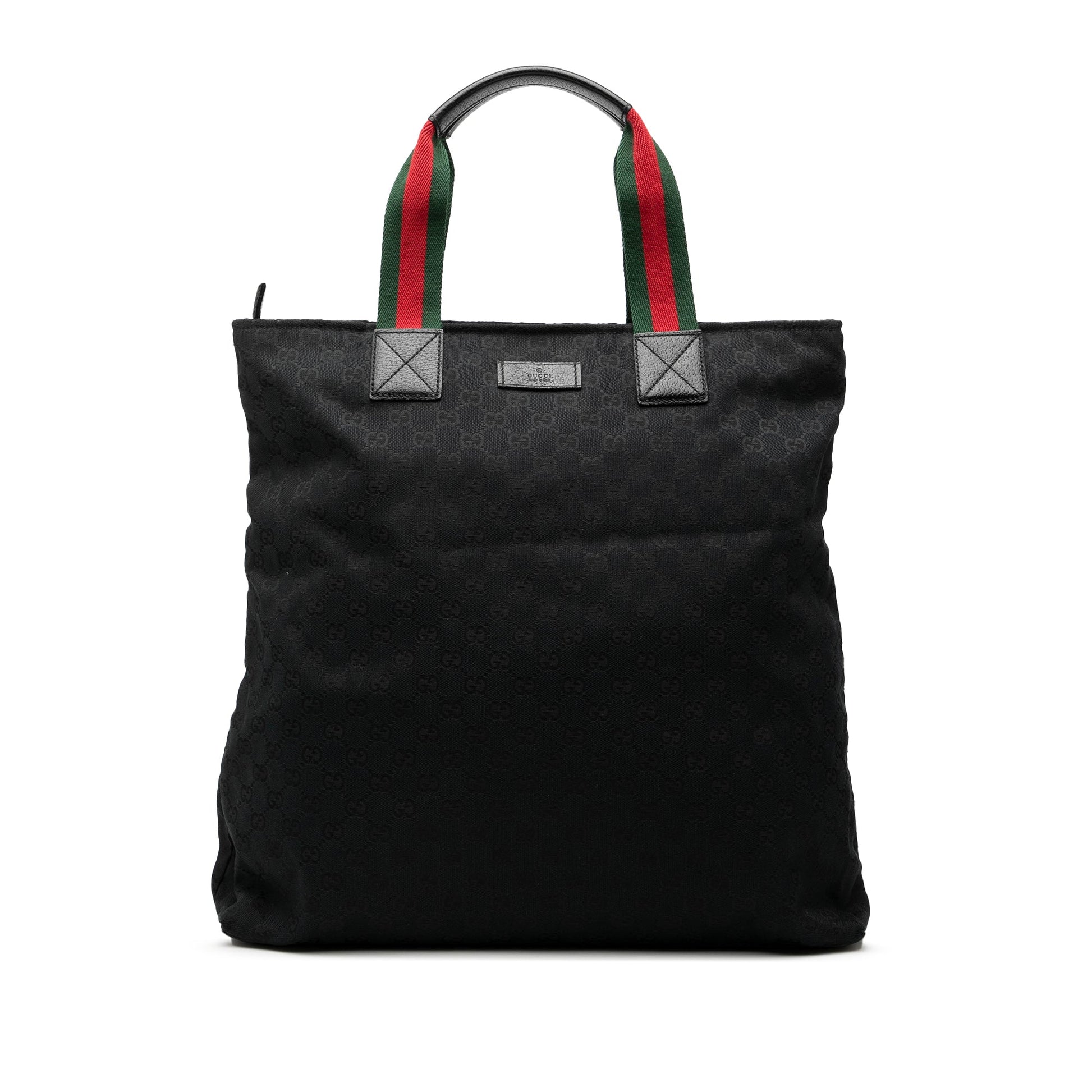 Gucci GG Canvas Web Vertical Tote