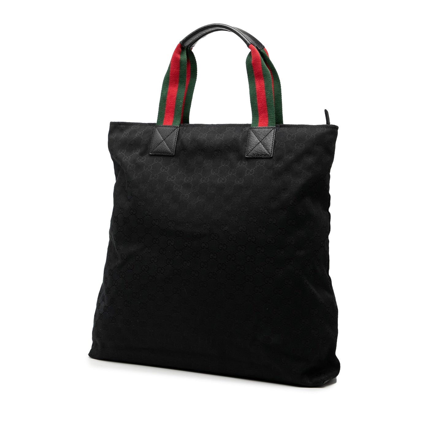 Gucci GG Canvas Web Vertical Tote