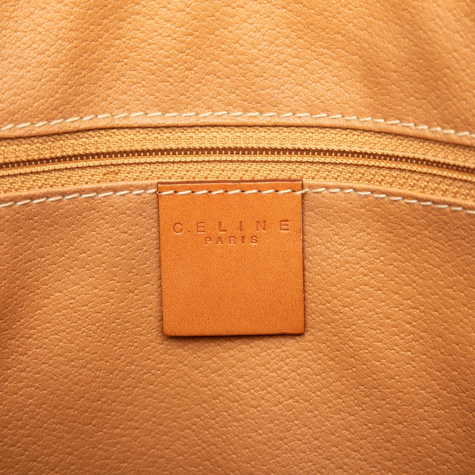 Celine Macadam Coated Canvas Shoulder Bag