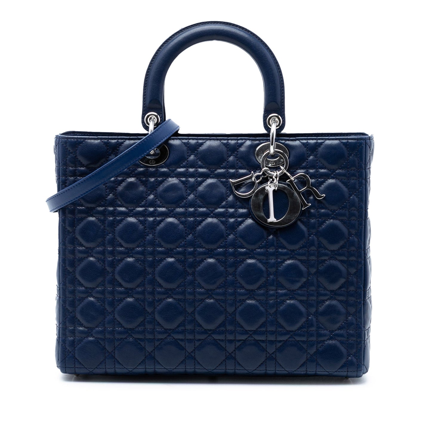 Dior Large Lambskin Cannage Lady Dior