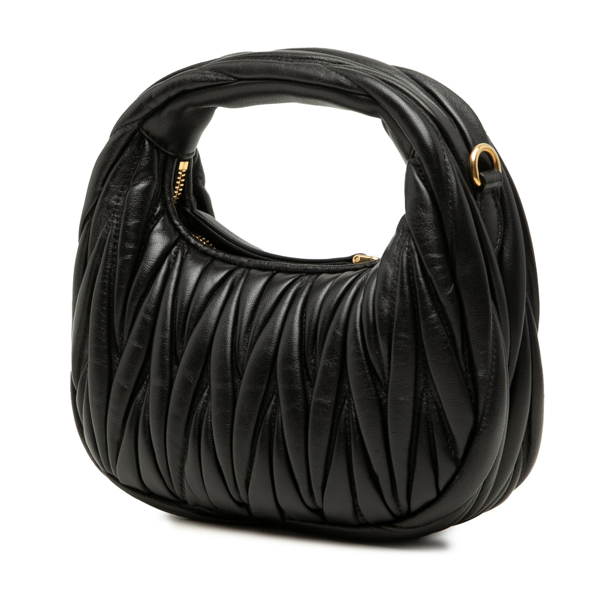 Miu Miu Mini Matelasse Nappa Wander Bag
