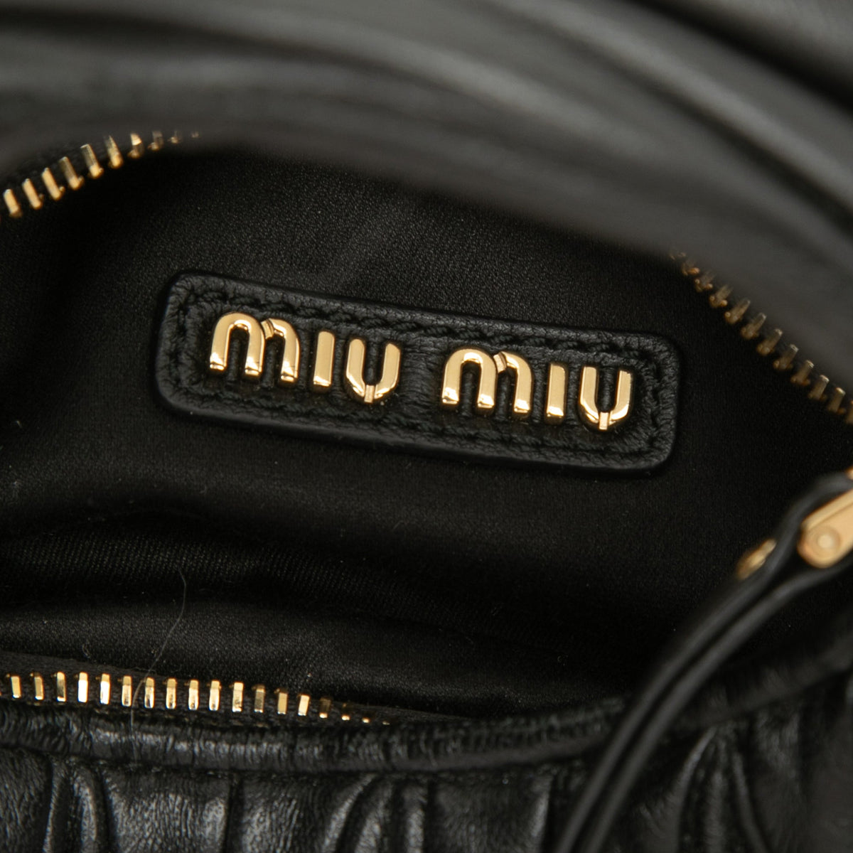 Miu Miu Mini Matelasse Nappa Wander Bag