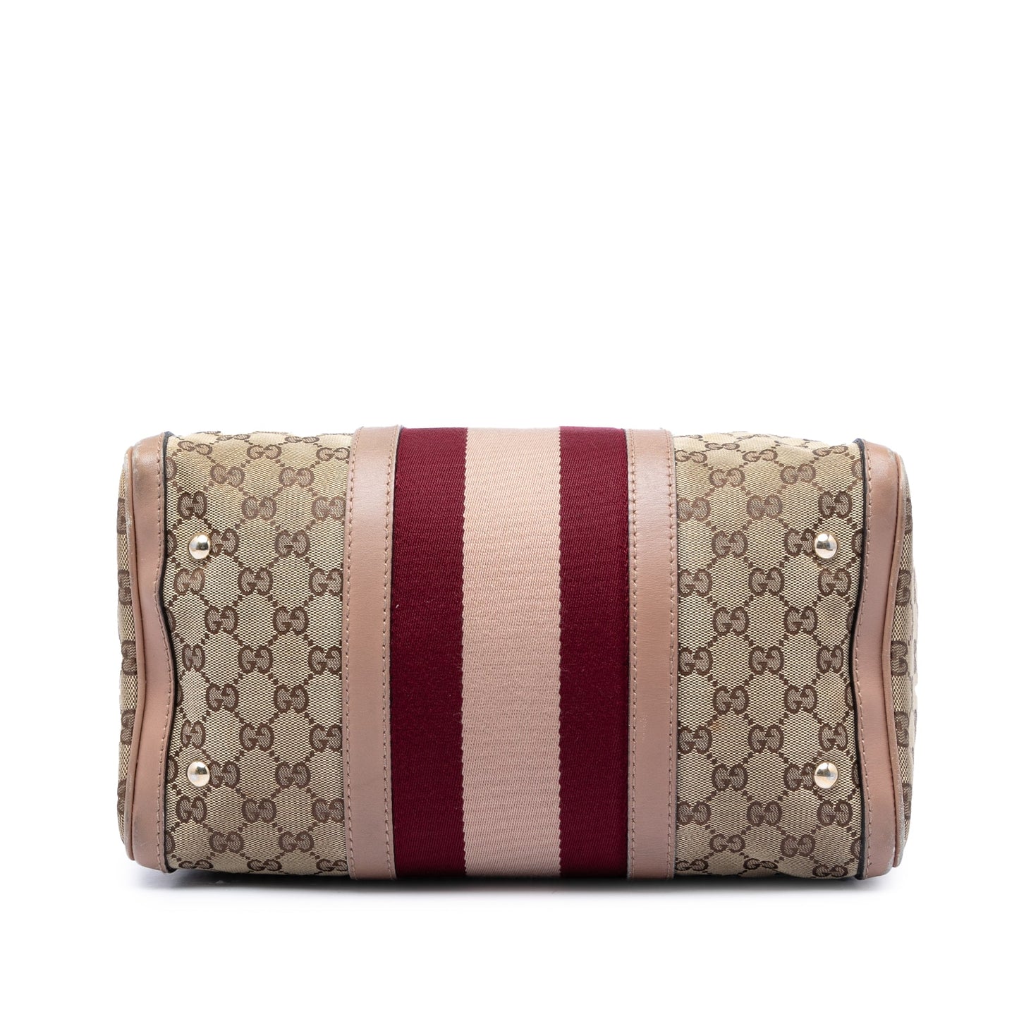 Gucci Medium GG Canvas Web Joy Boston Bag