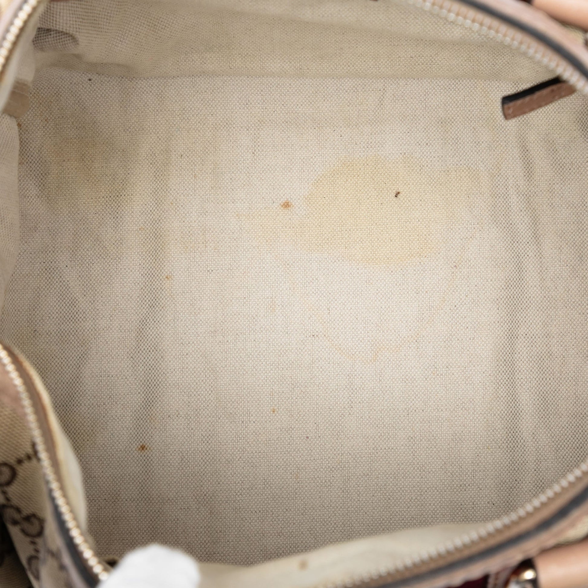 Gucci Medium GG Canvas Web Joy Boston Bag