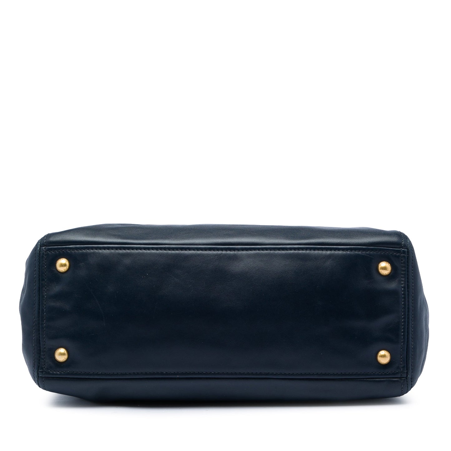 Prada Soft Calf Double Zip Convertible Tote