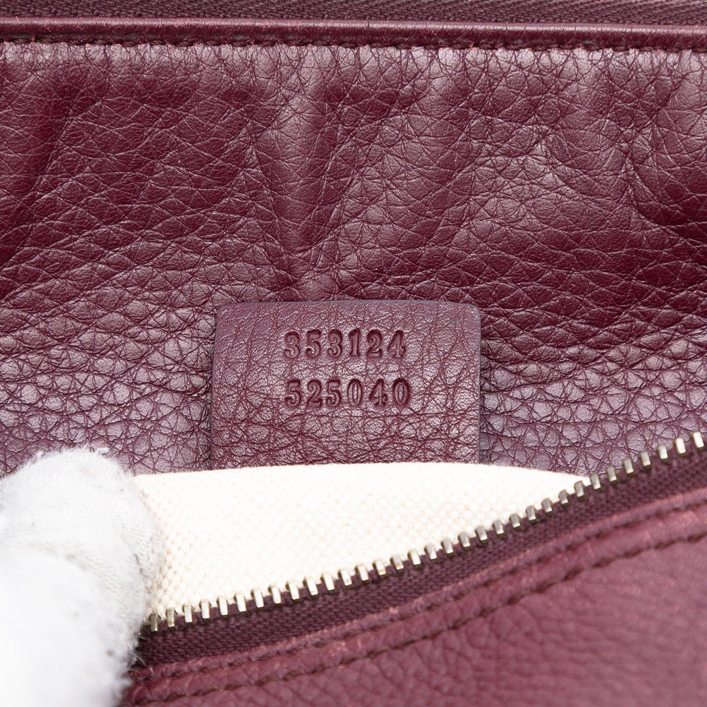 Gucci Medium Calfskin Bamboo Shopper Boston Bag