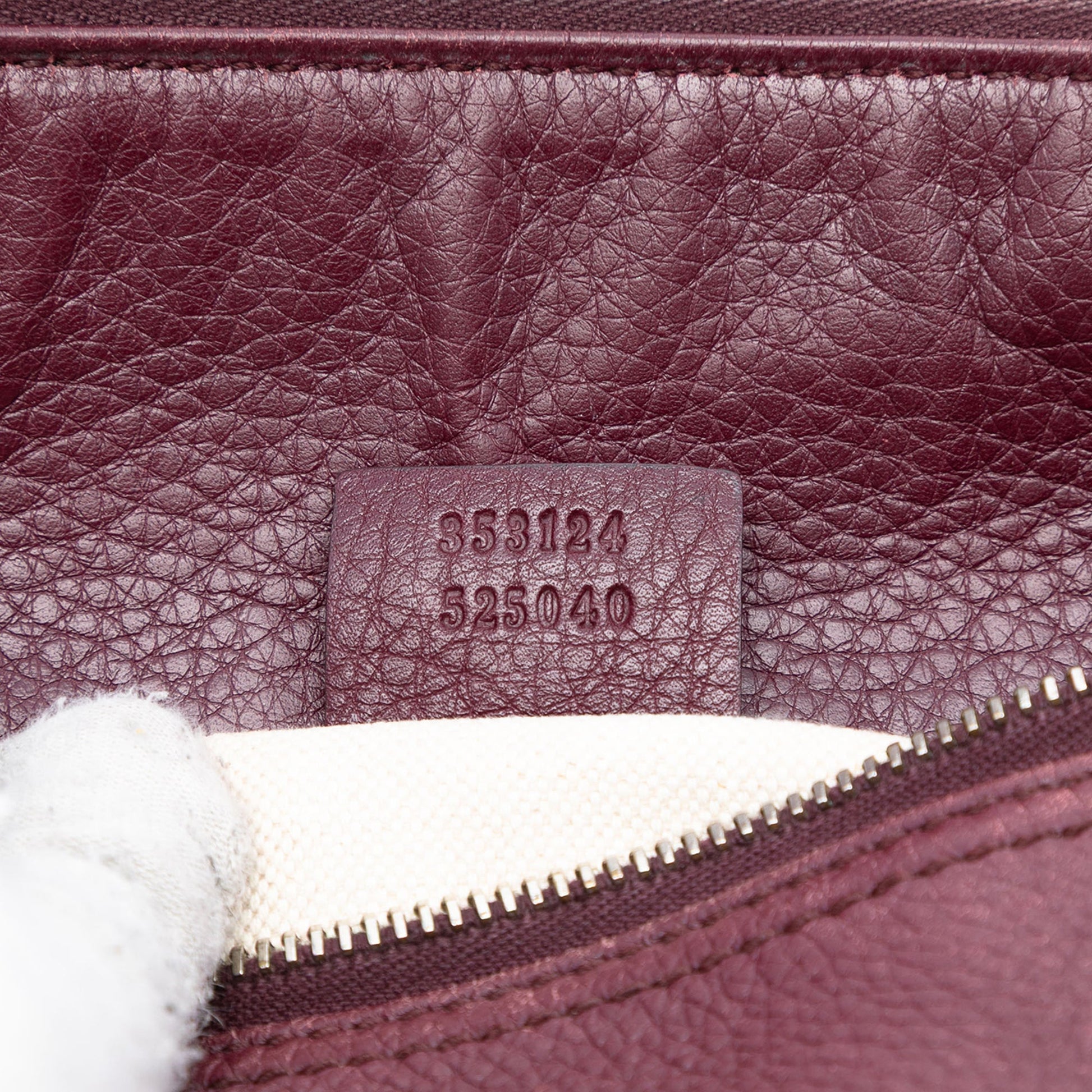 Gucci Medium Calfskin Bamboo Shopper Boston Bag