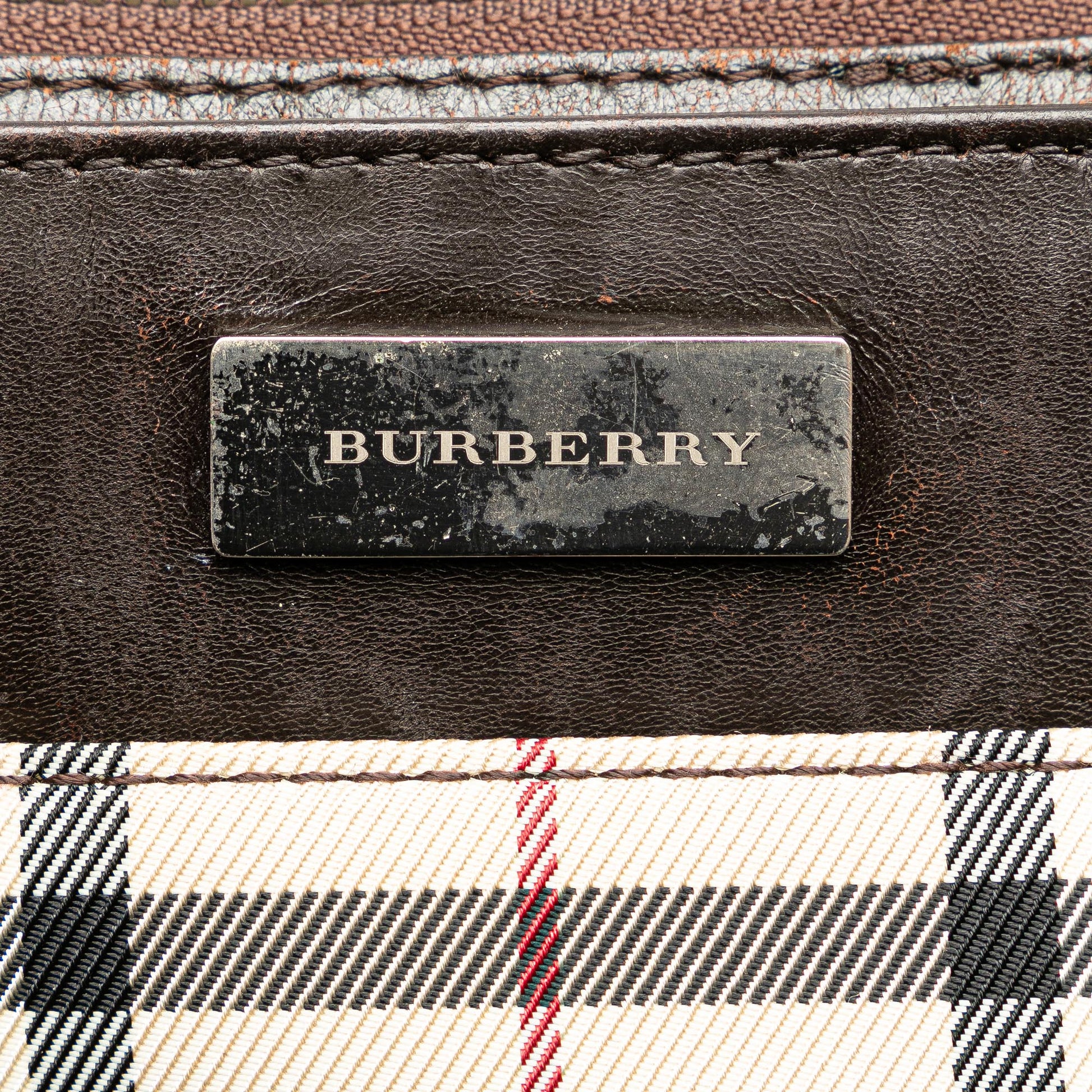 Burberry House Check Canvas Crossbody