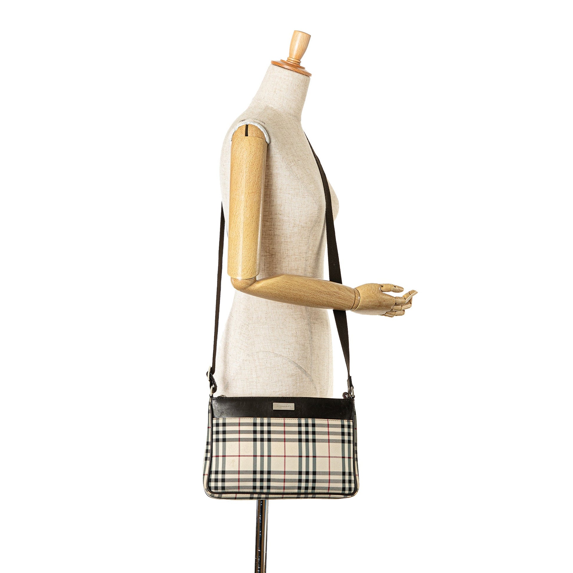 Burberry House Check Canvas Crossbody