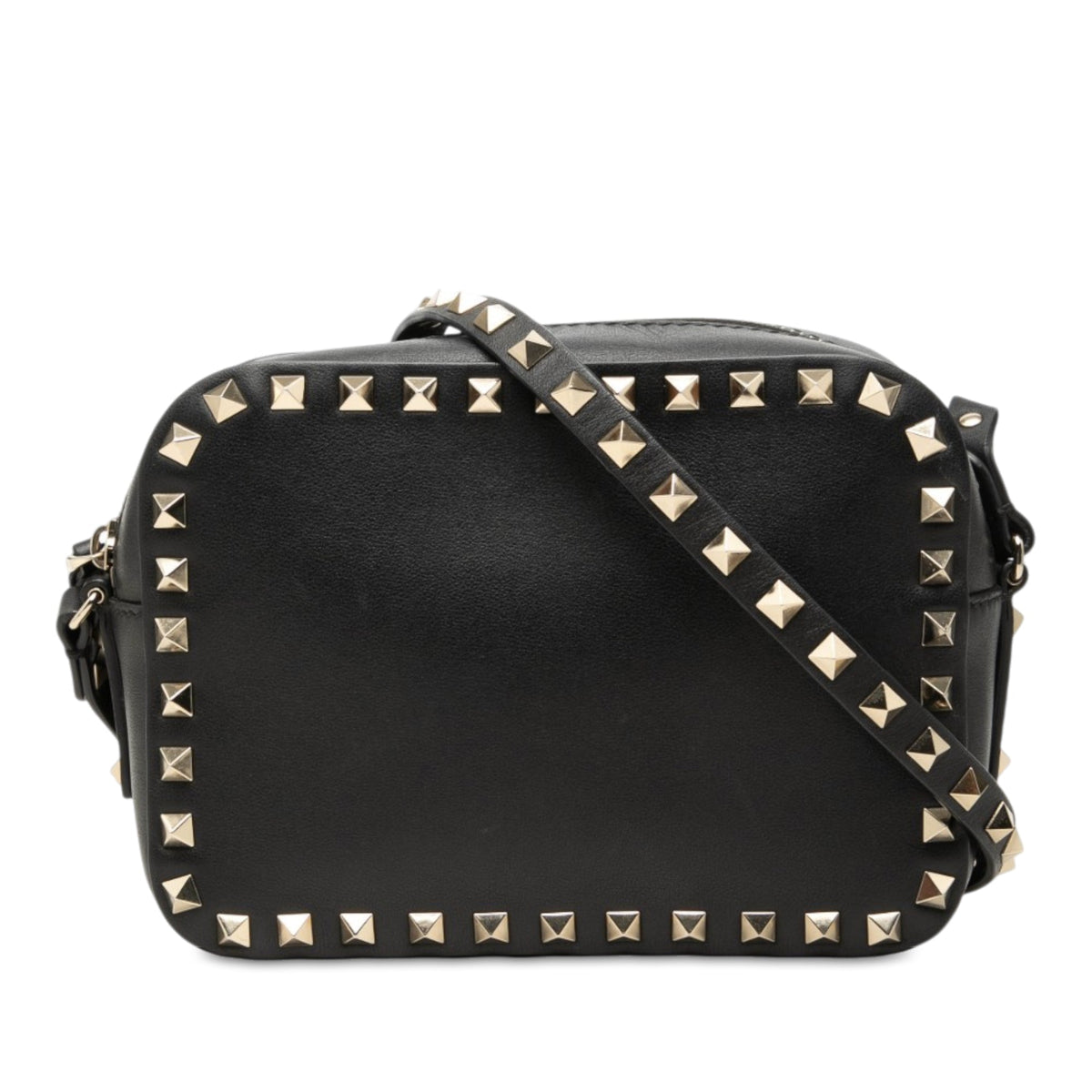 Valentino Leather Rockstud Camera Bag