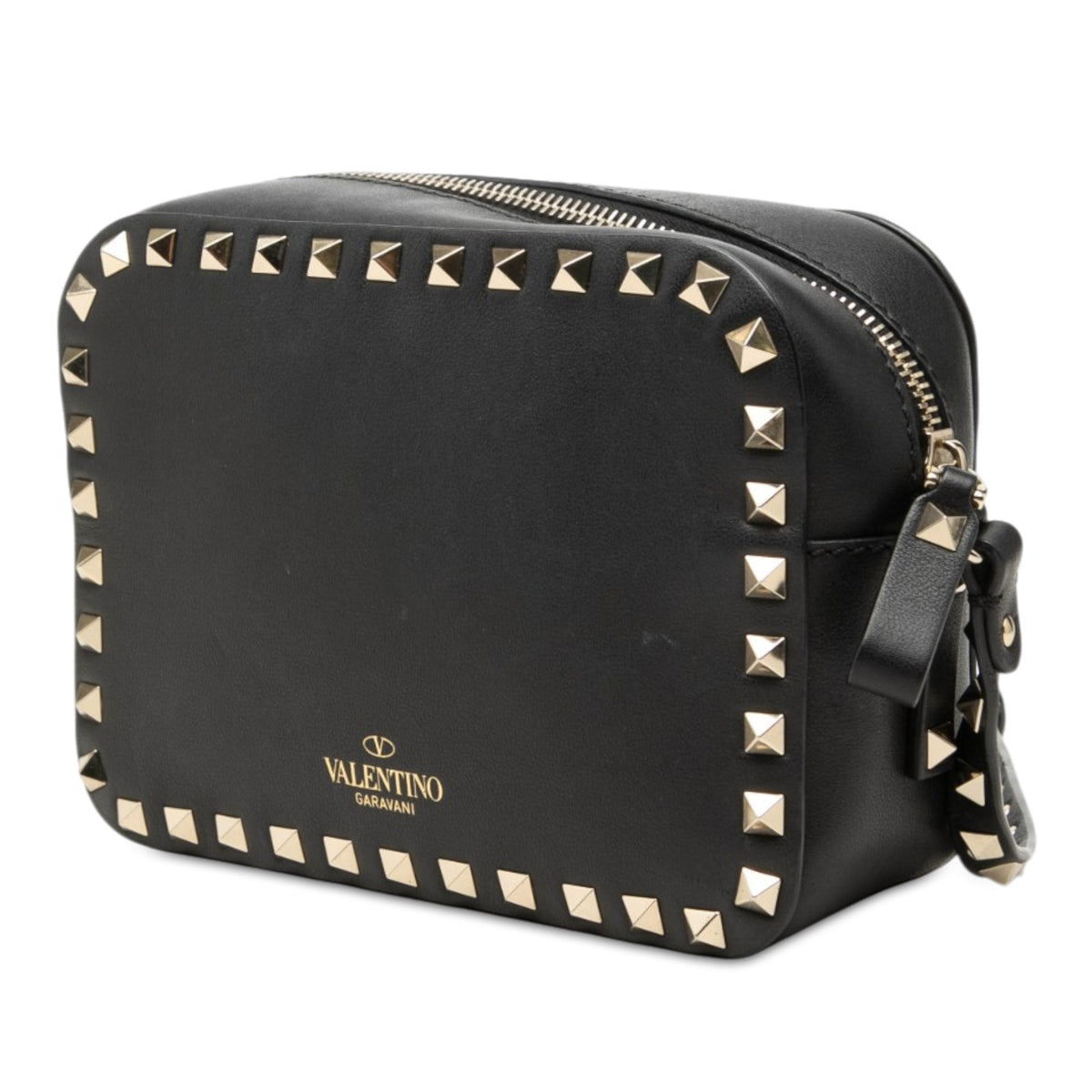 Valentino Leather Rockstud Camera Bag
