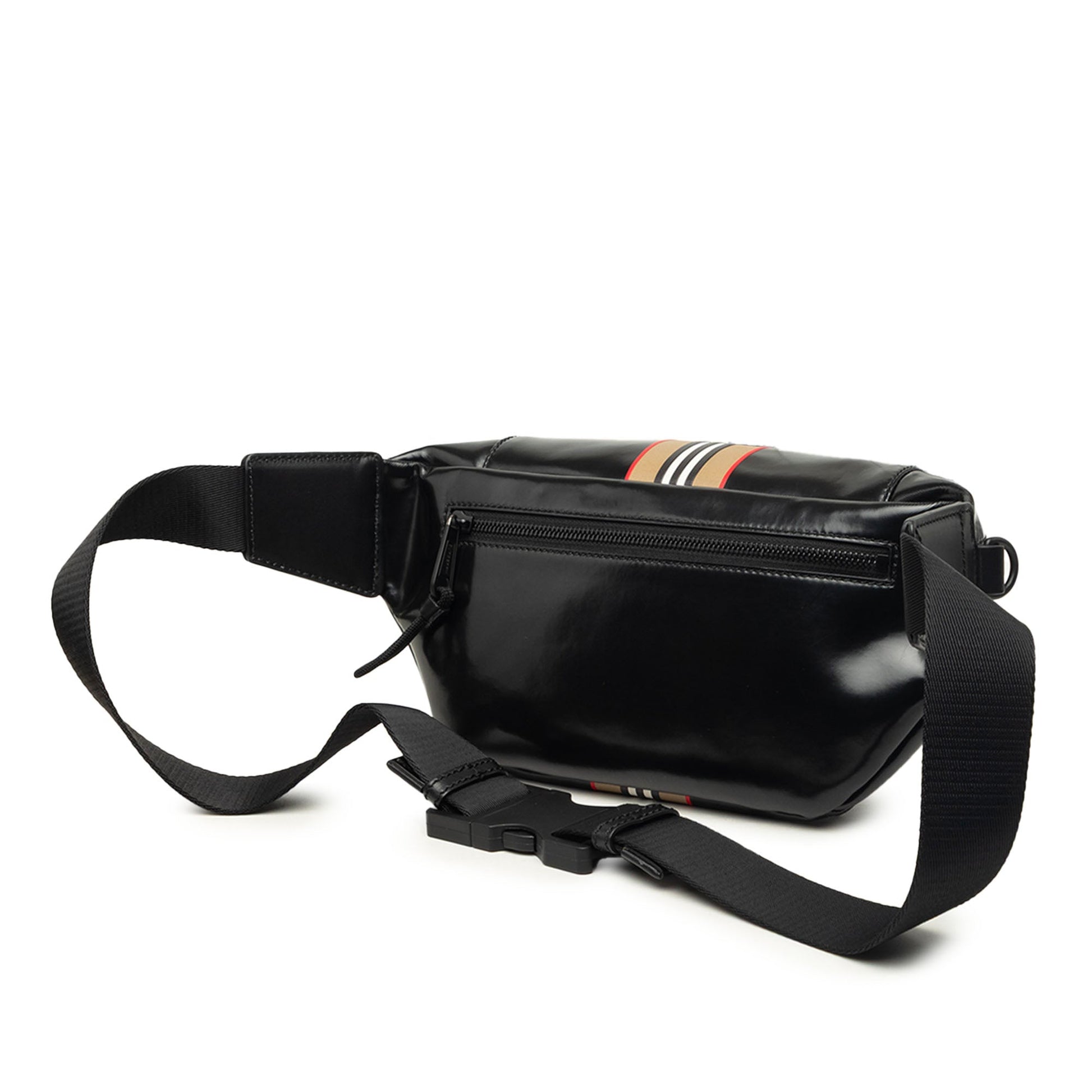 Burberry Coated Canvas Icon Stripe Sonny Belt Bag