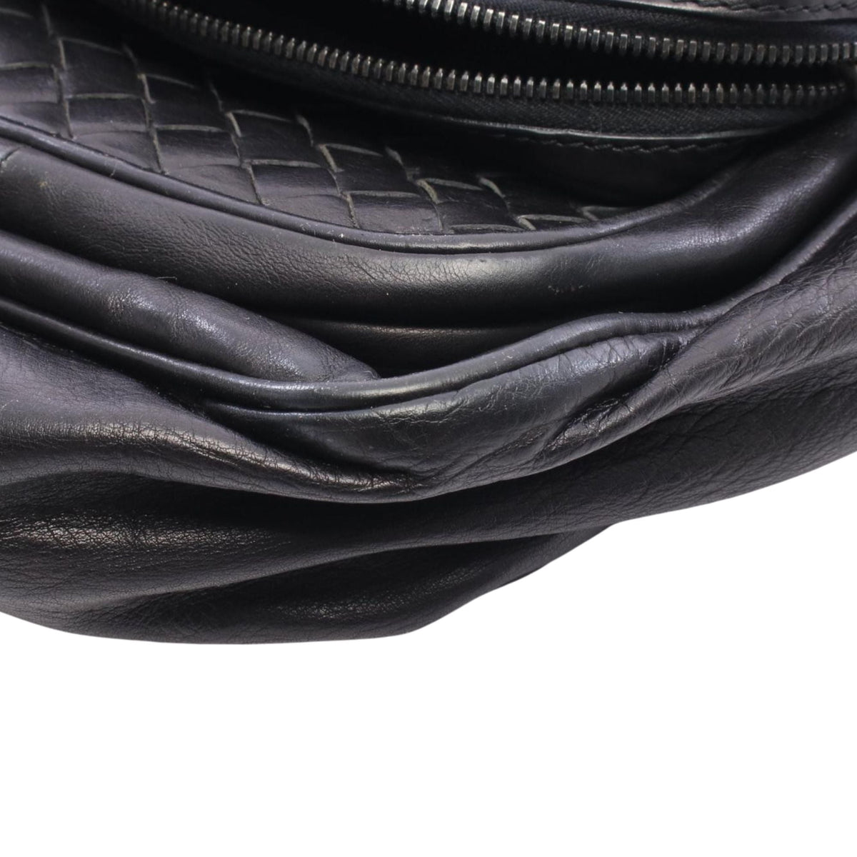 Bottega Veneta Nappa Intrecciato Tote — Black