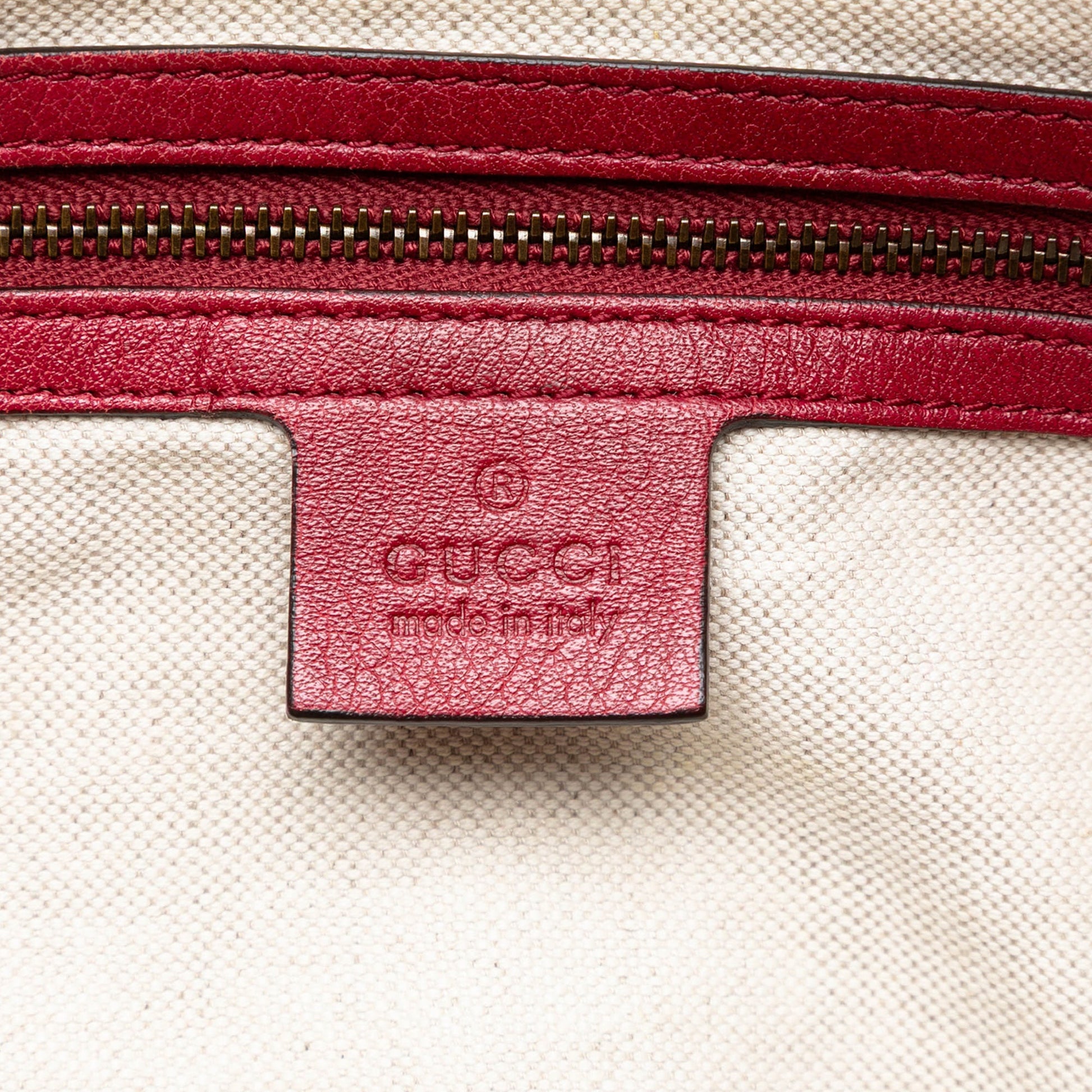 Gucci Medium Leather Miss GG Satchel