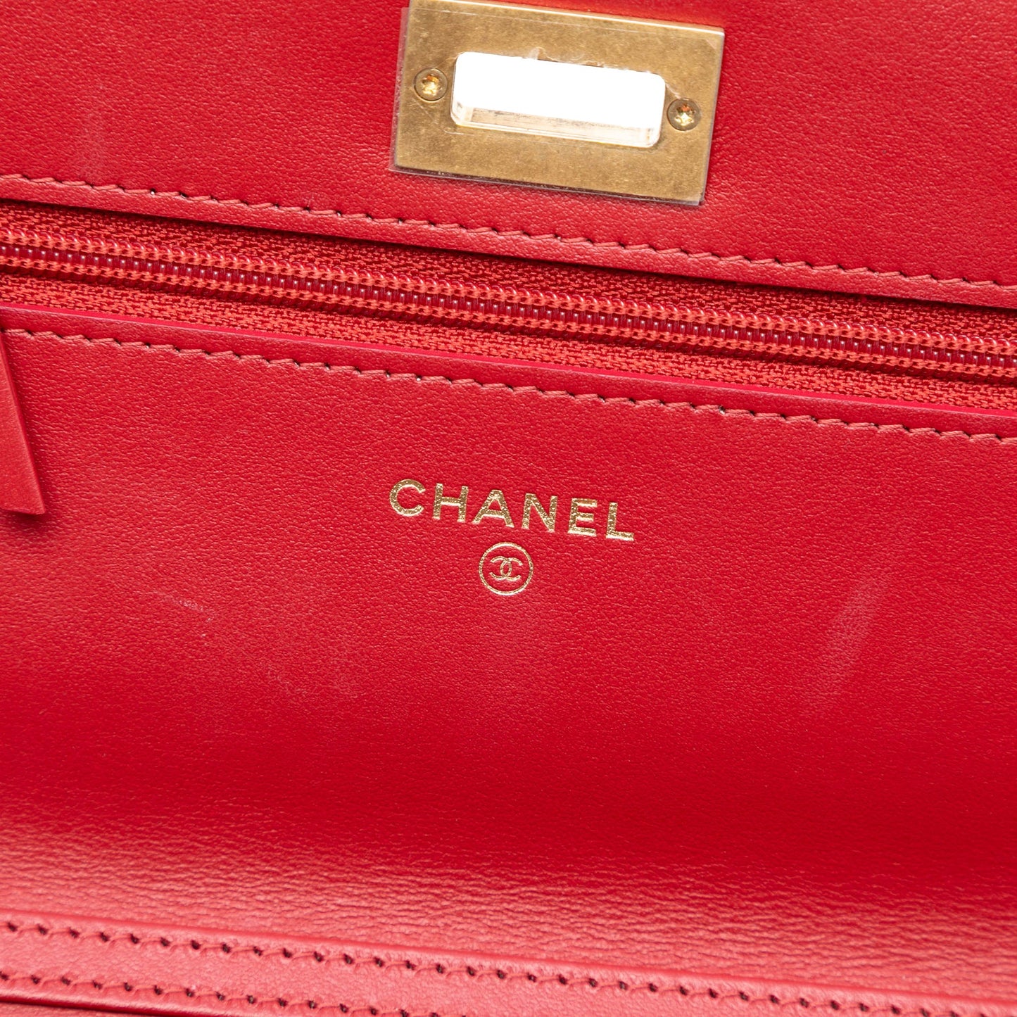 Chanel Quilted Tweed Reissue 2.55 Wallet On Chain