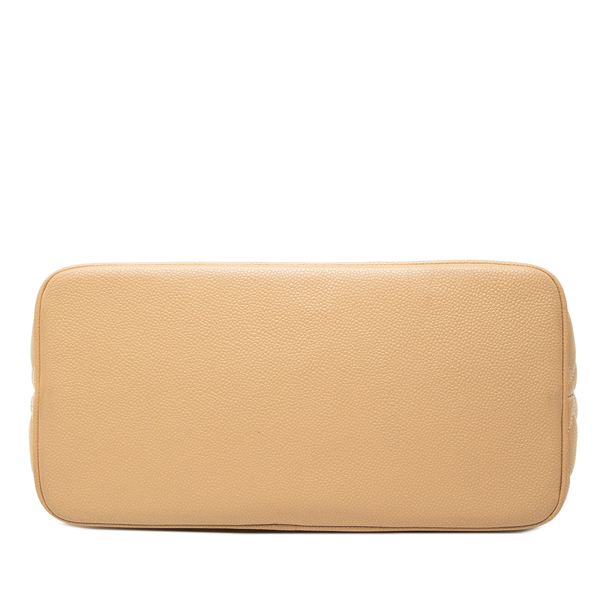 Chanel Caviar Medallion Tote — Beige