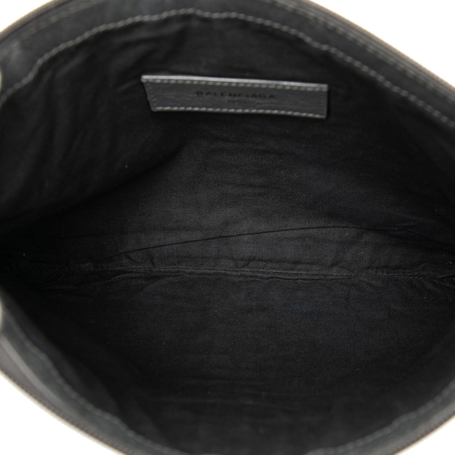 Balenciaga Lambskin Motocross Classic Clip M Clutch
