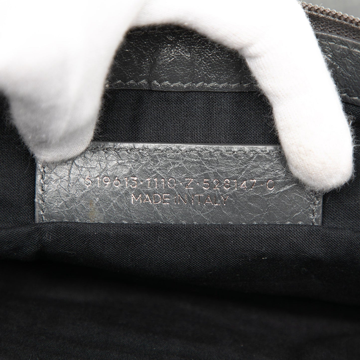 Balenciaga Lambskin Motocross Classic Clip M Clutch