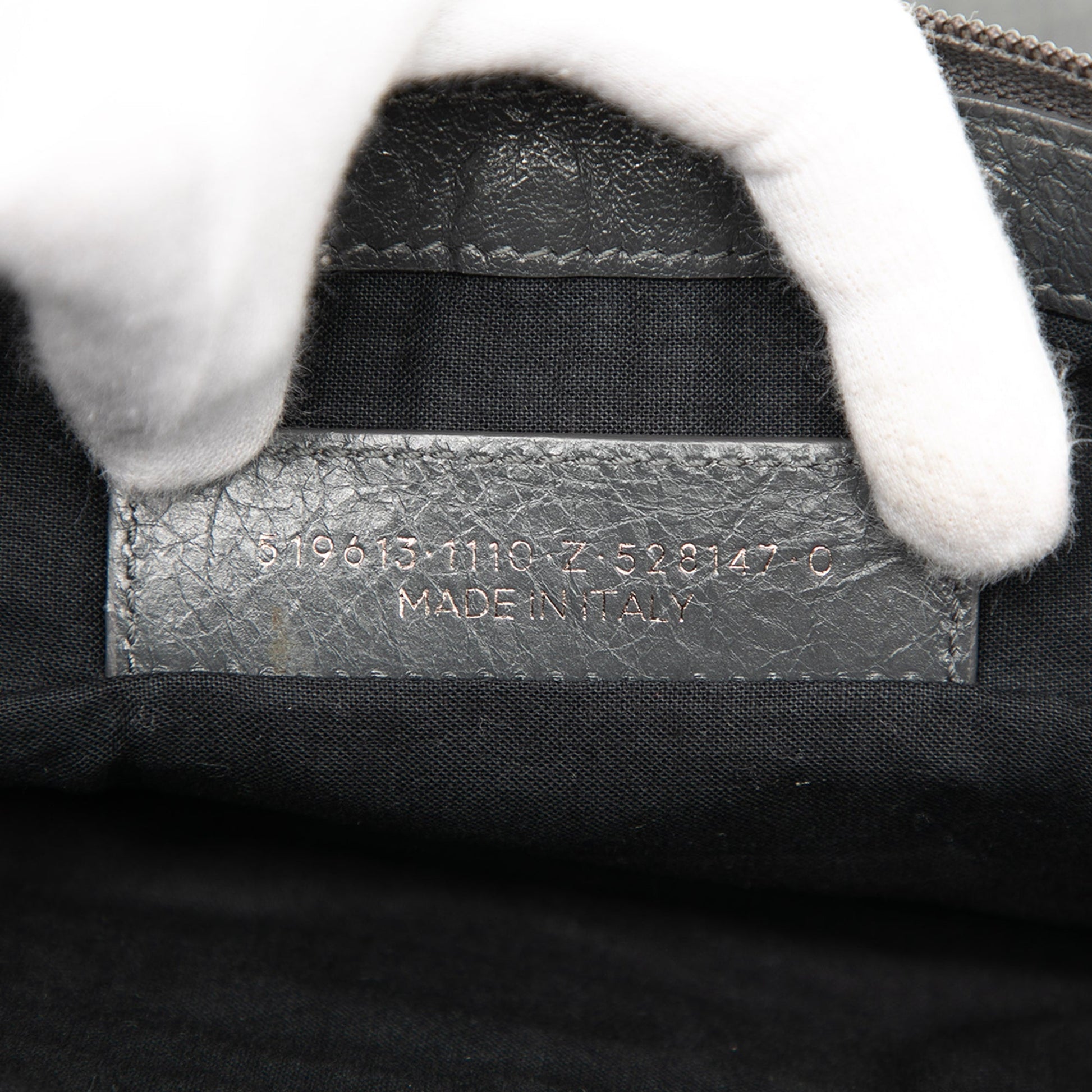 Balenciaga Lambskin Motocross Classic Clip M Clutch