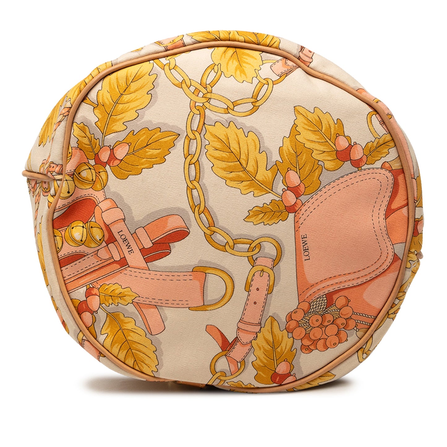 LOEWE Botanical Printed Canvas Backpack