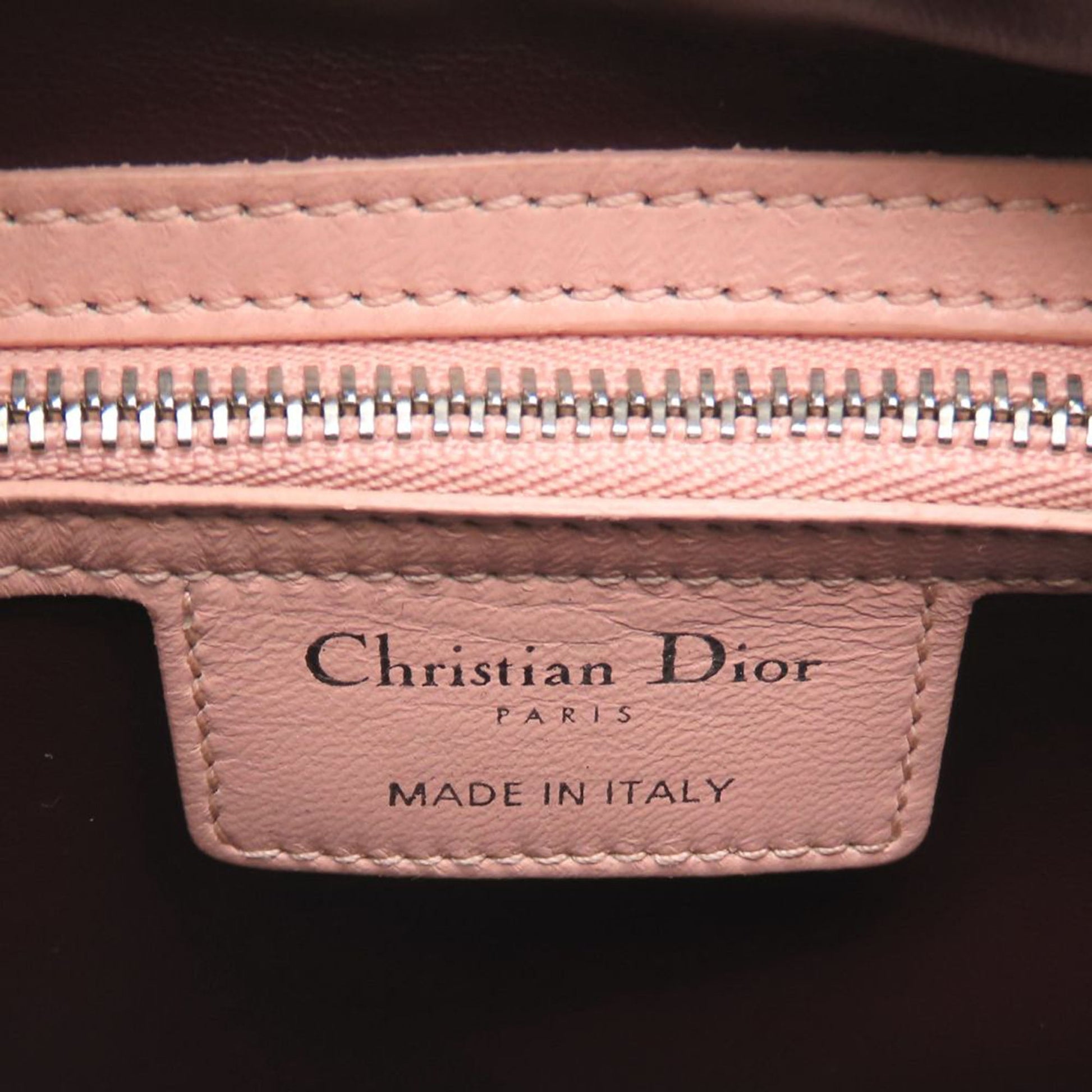 Dior Medium Tricolor Lambskin Cannage Lady Dior