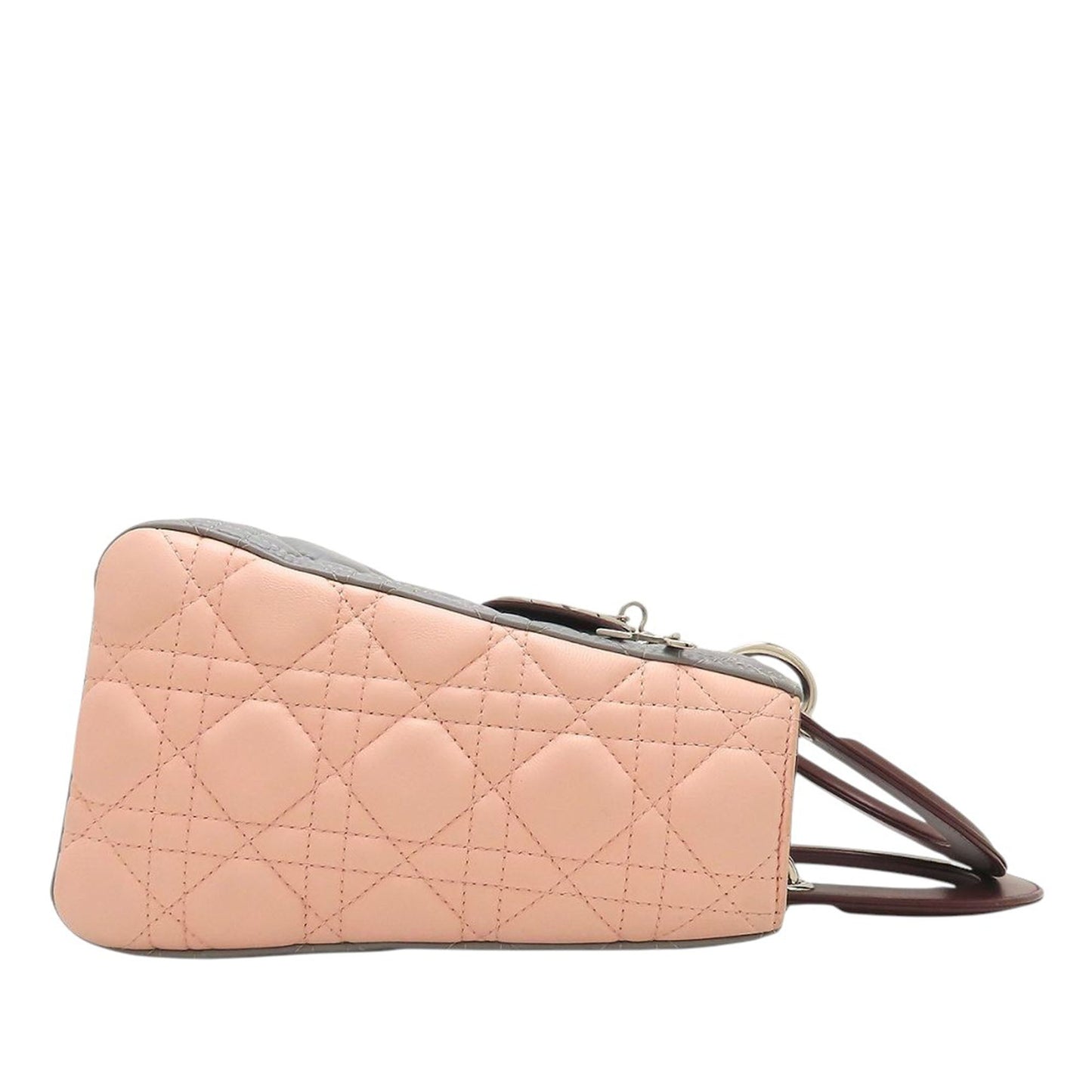 Dior Medium Tricolor Lambskin Cannage Lady Dior