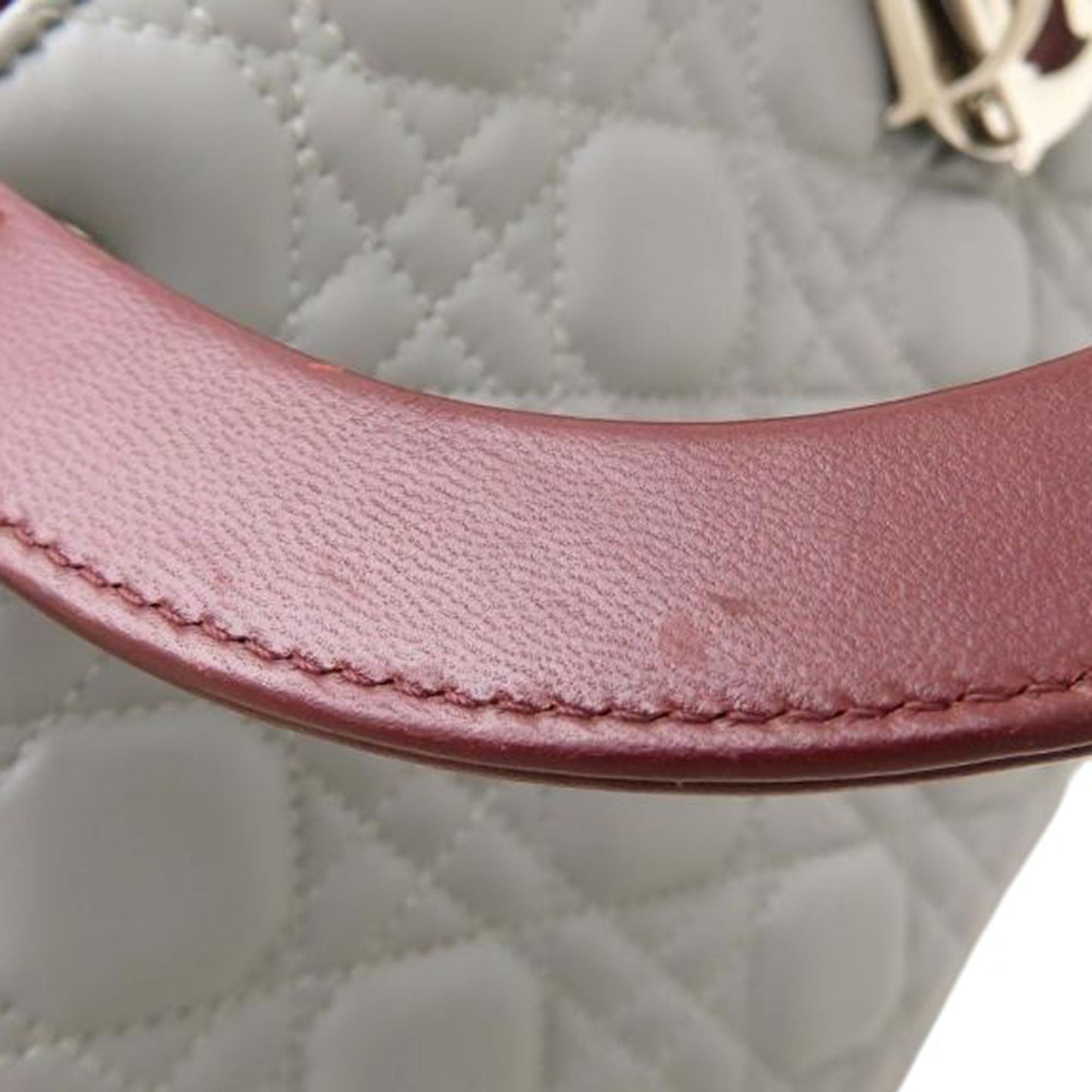 Dior Medium Tricolor Lambskin Cannage Lady Dior