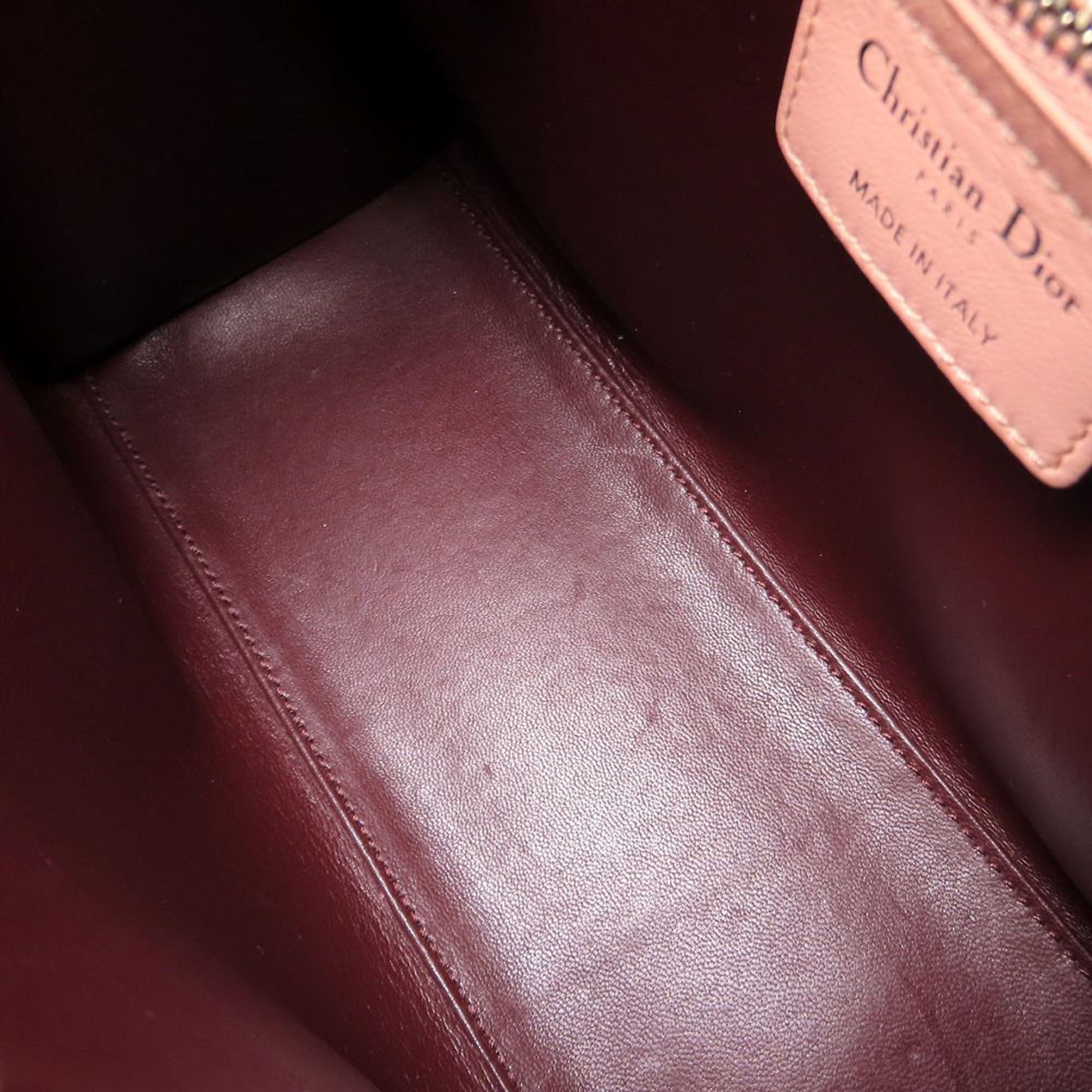 Dior Medium Tricolor Lambskin Cannage Lady Dior