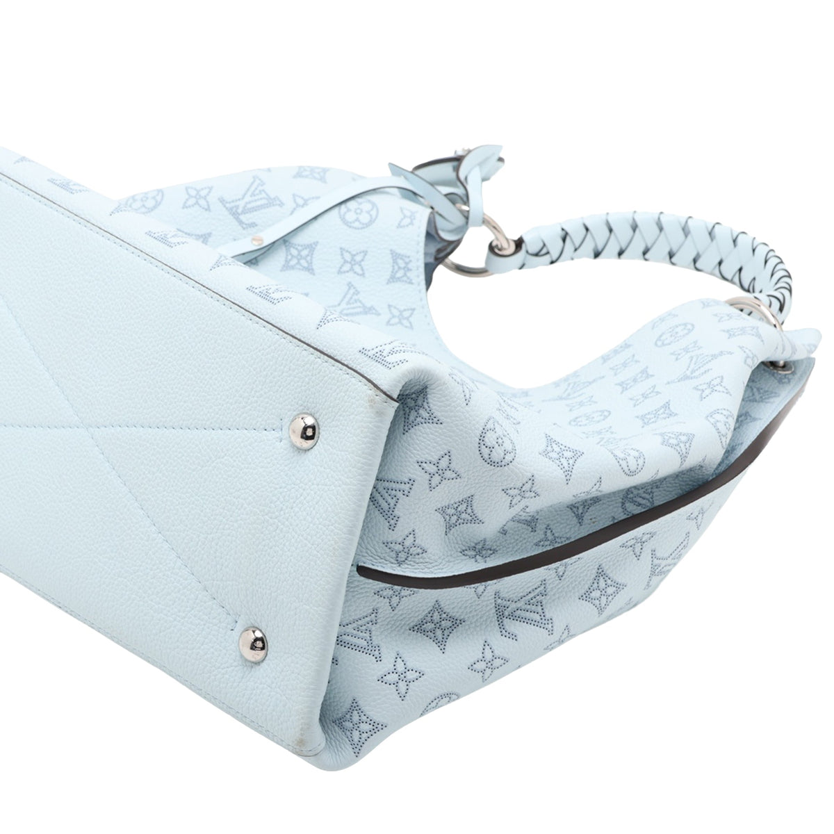 Louis Vuitton Monogram Mahina Carmel Hobo — Blue