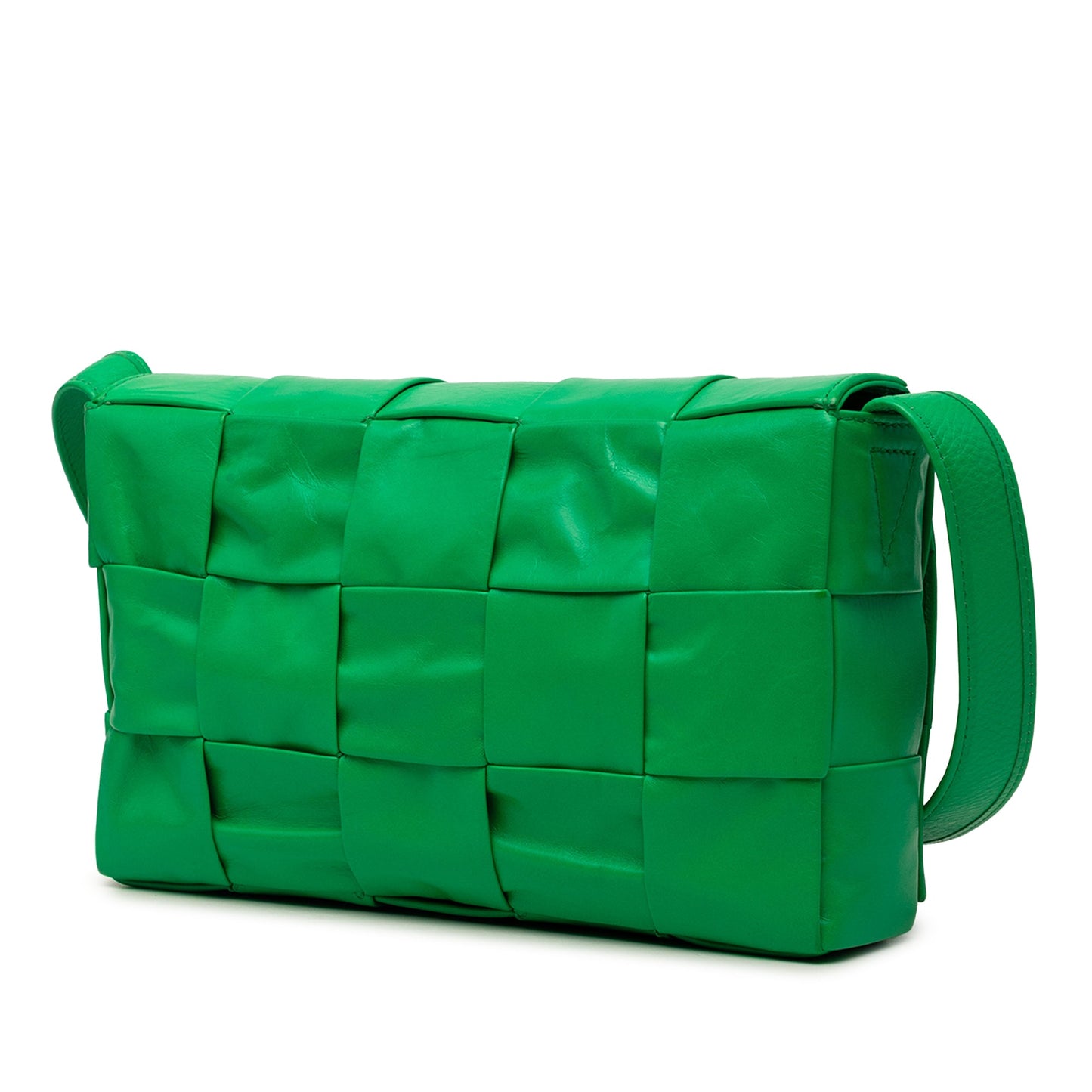 Bottega Veneta Small Paper Calfskin Intrecciato Cassette Crossbody