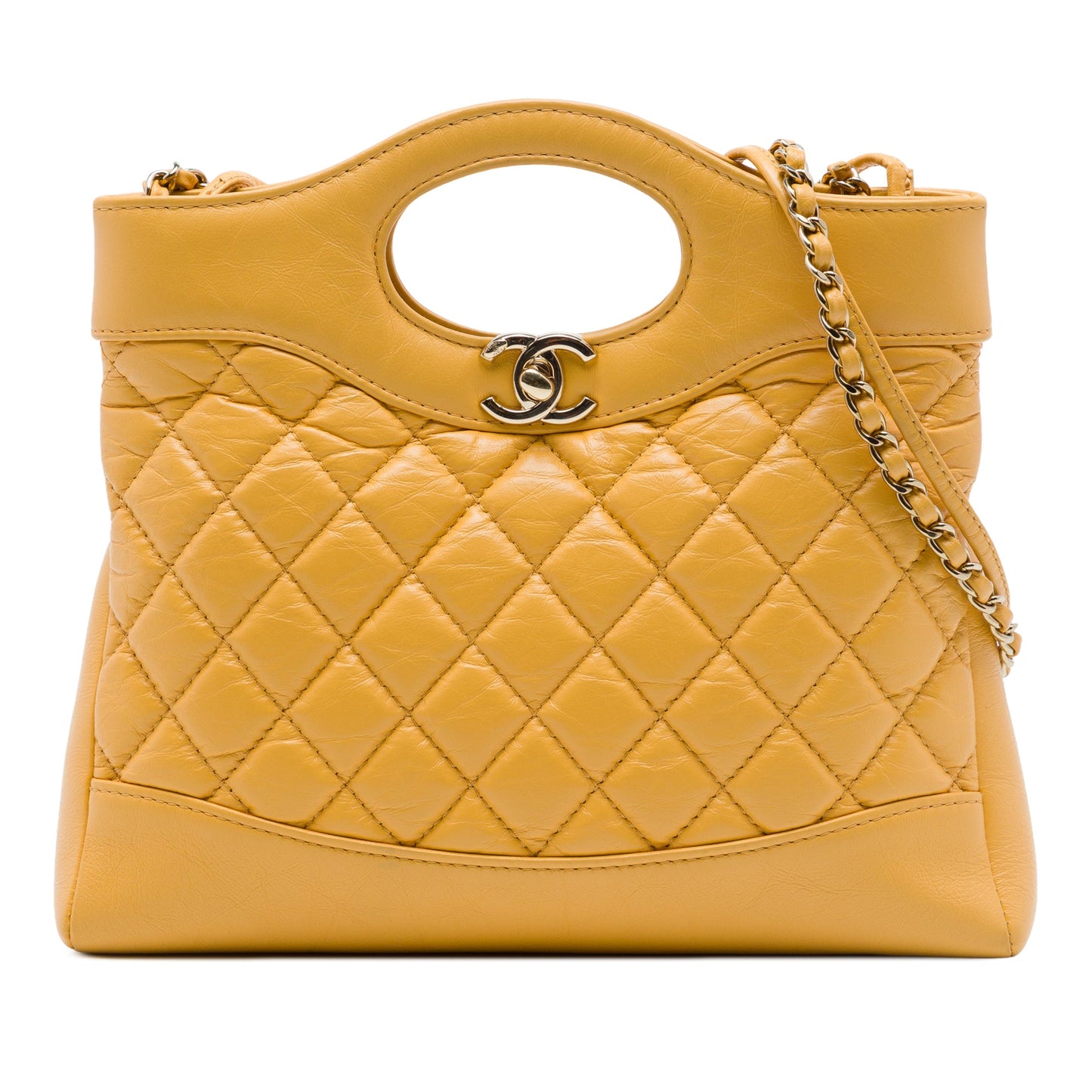Chanel Mini Shiny Crumpled Calfskin 31 Shopping Bag