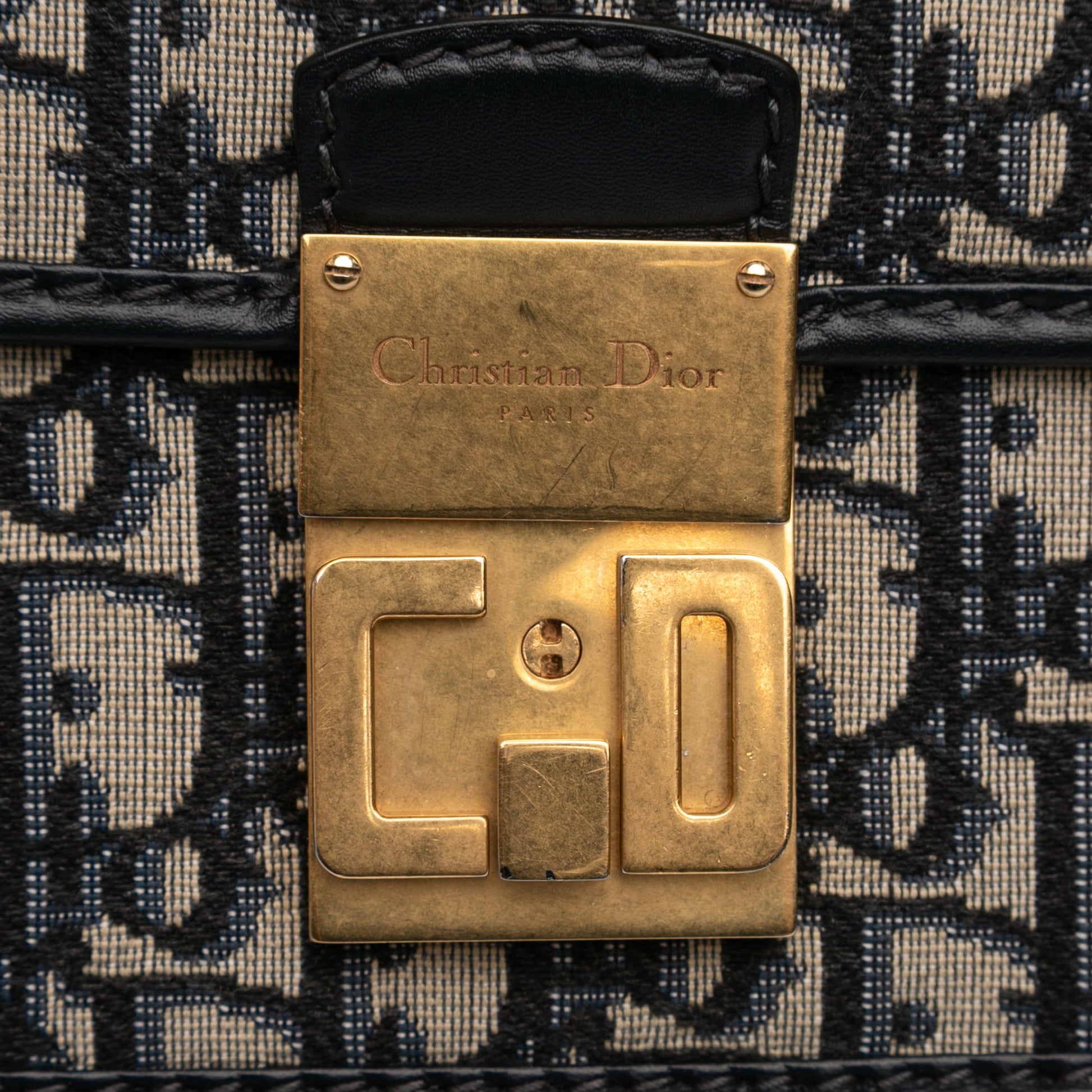 Dior Oblique Canvas Flap Crossbody