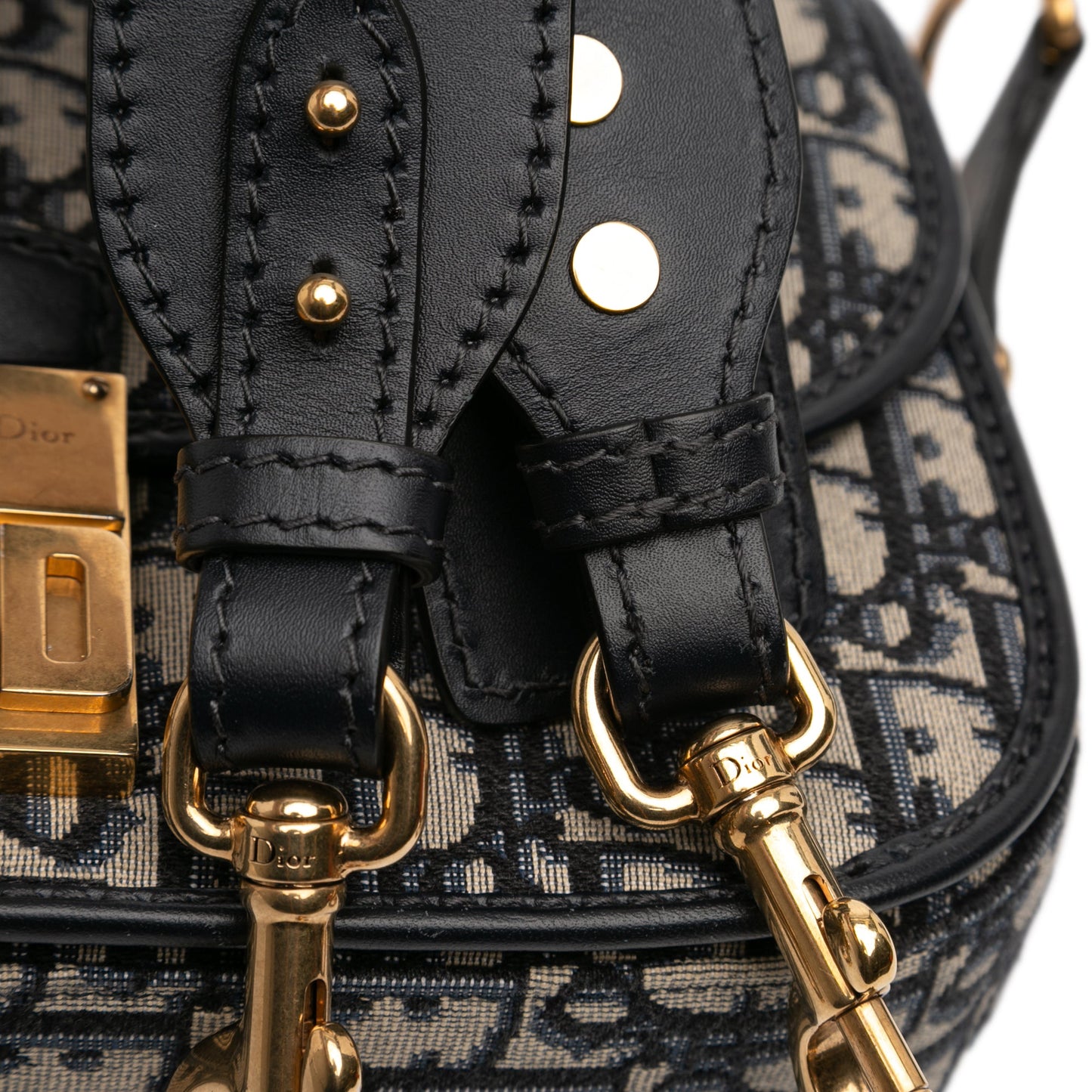 Dior Oblique Canvas Flap Crossbody