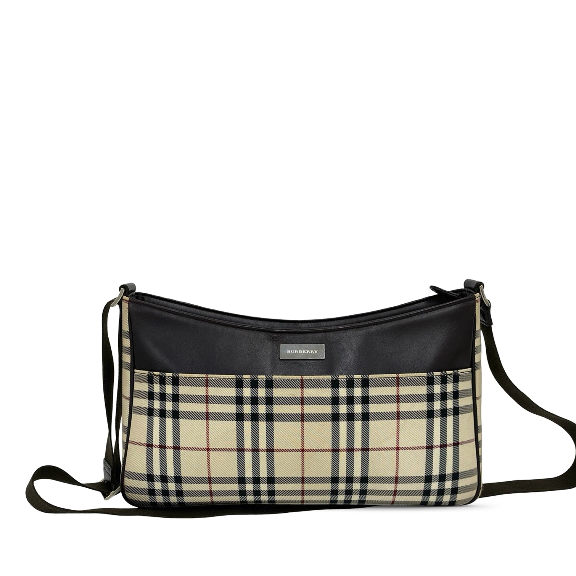 Burberry House Check Canvas Crossbody