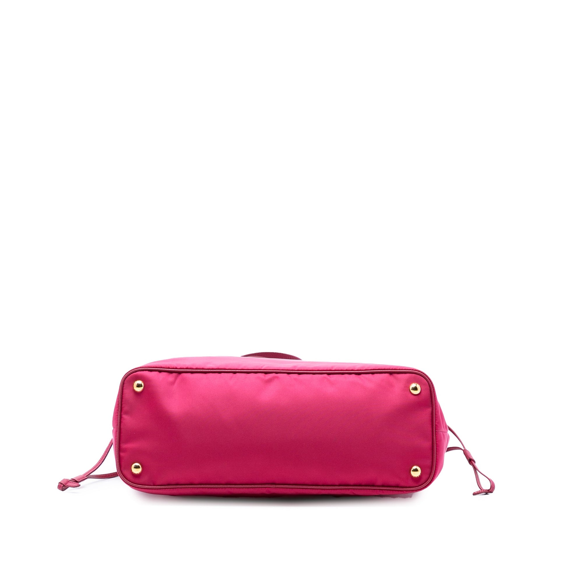 Prada Saffiano Trimmed Tessuto Tote