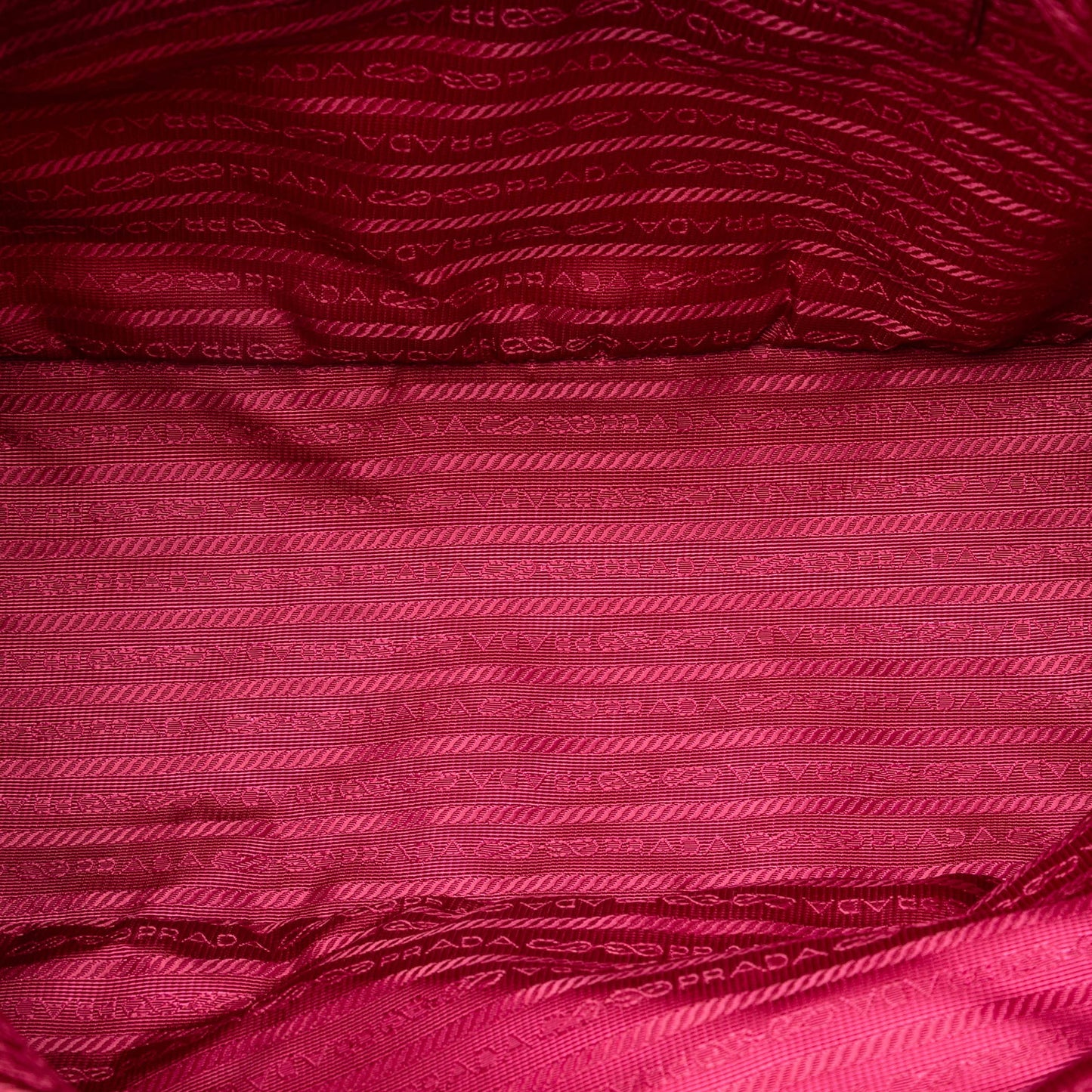 Prada Saffiano Trimmed Tessuto Tote
