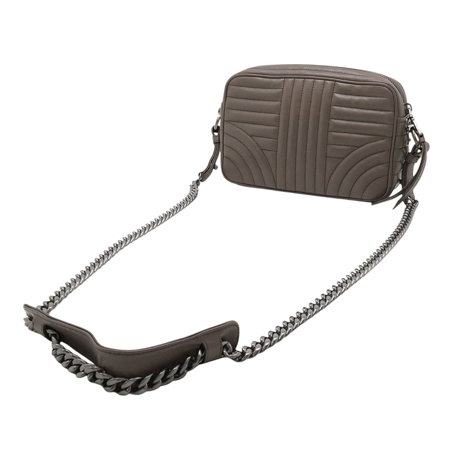 Prada Soft Calfskin Studded Diagramme Camera Bag