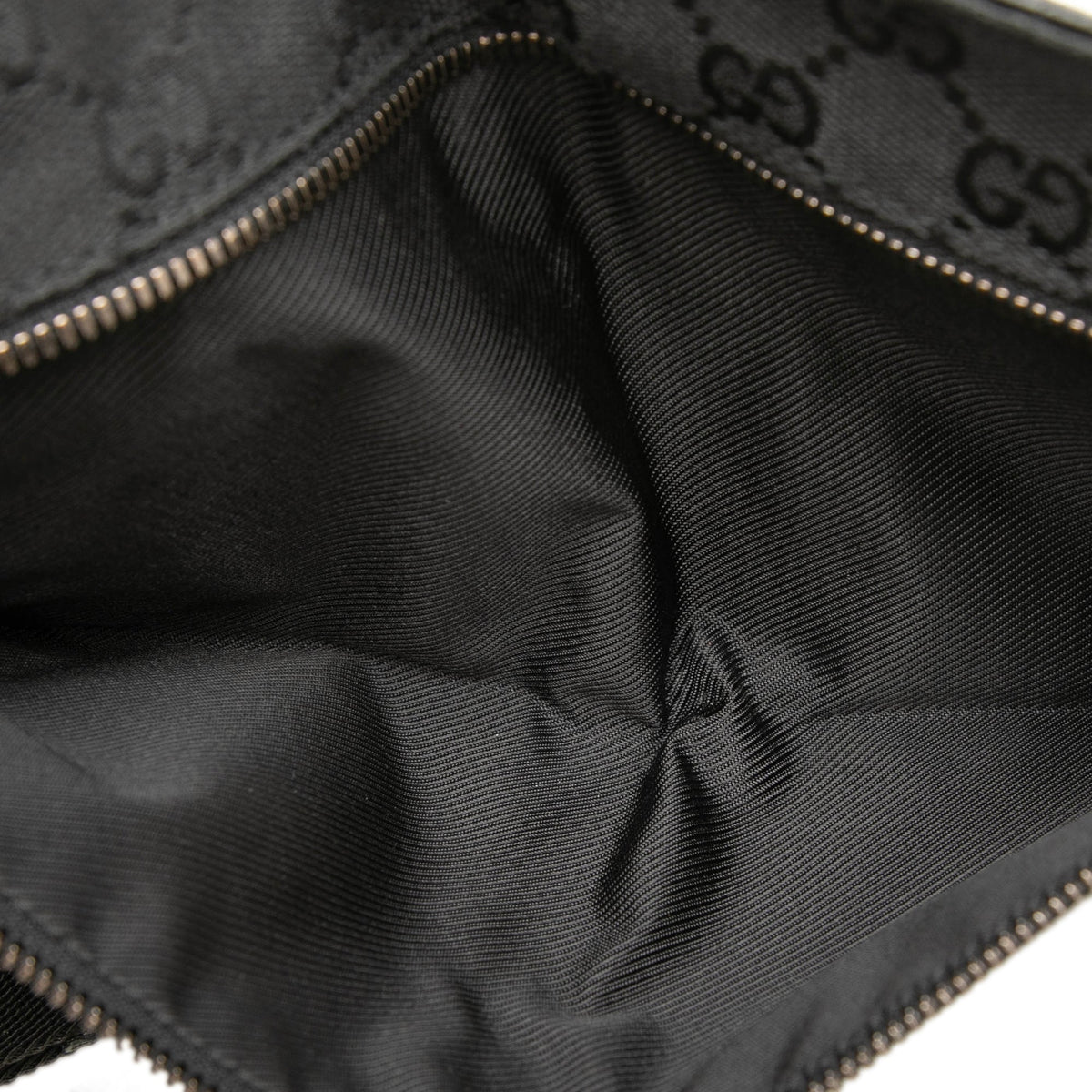 Gucci GG Canvas Double Pocket Belt Bag
