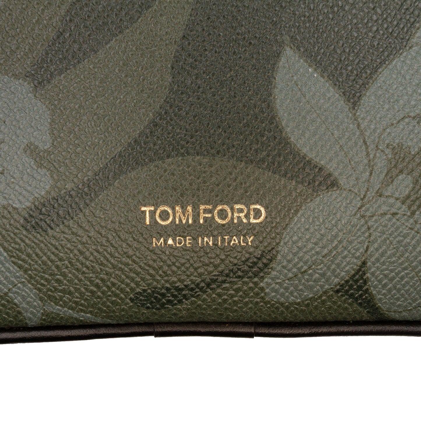 Tom Ford Leather Floral Print Belt Bag