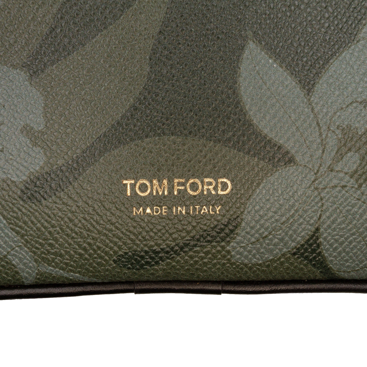 Tom Ford Leather Floral Print Belt Bag