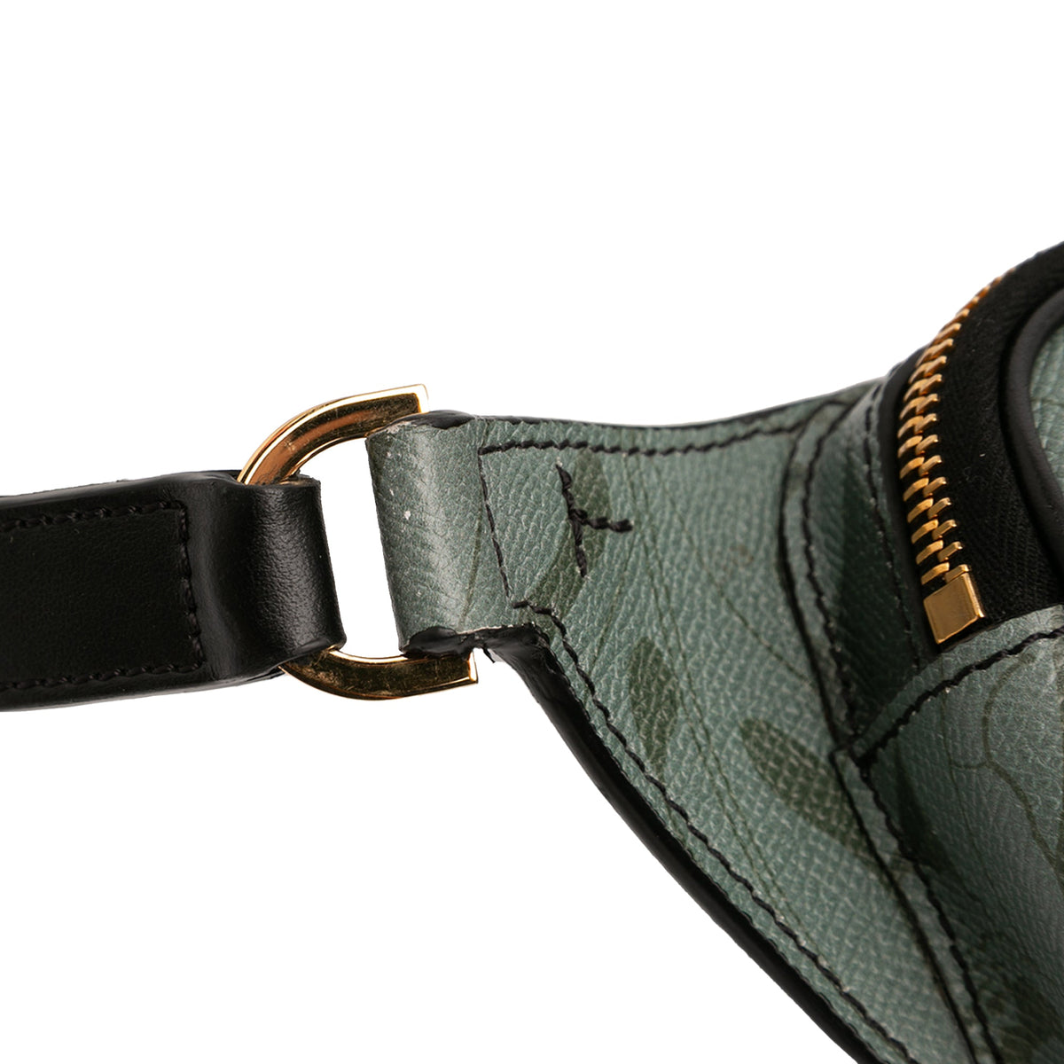 Tom Ford Leather Floral Print Belt Bag