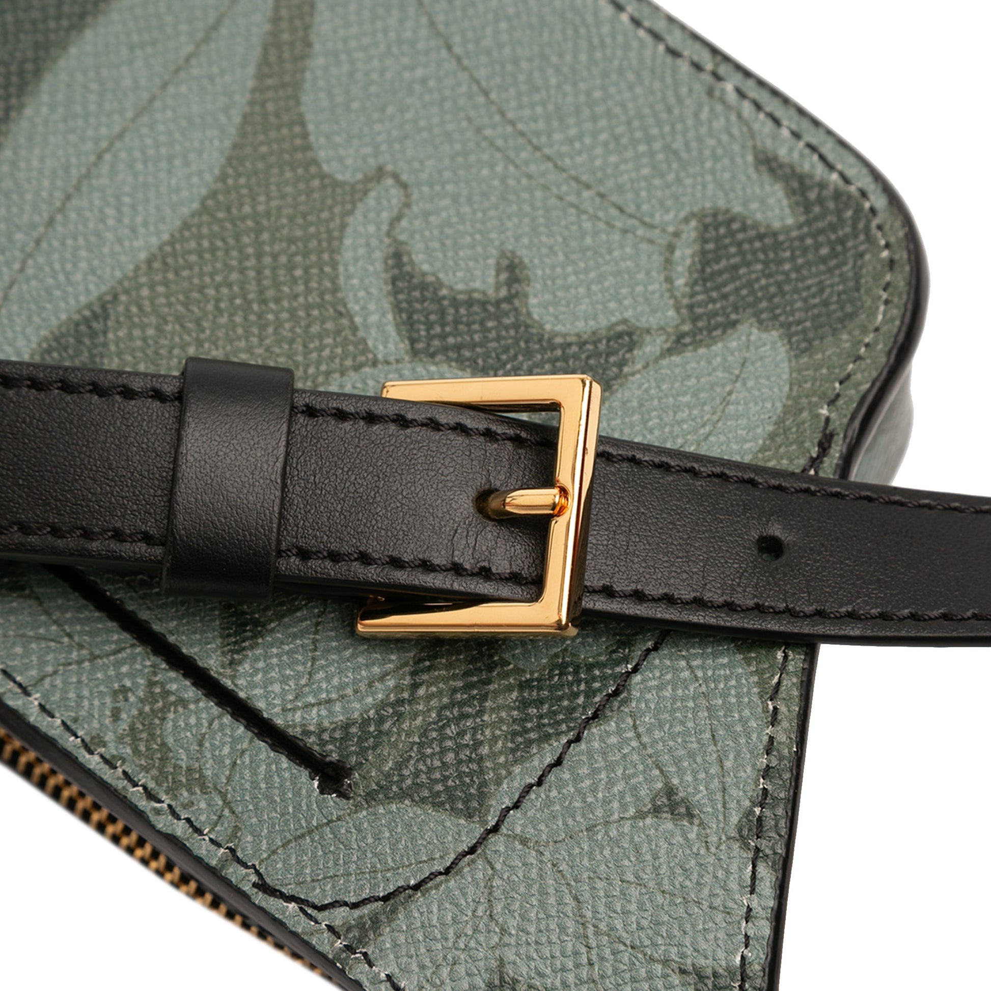 Tom Ford Leather Floral Print Belt Bag